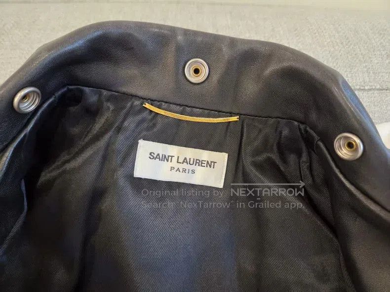 Saint Laurent Paris Saint Laurent Paris Motorcycle Leather Jacket Black Size S / US 4 / IT 40 - 3 Thumbnail