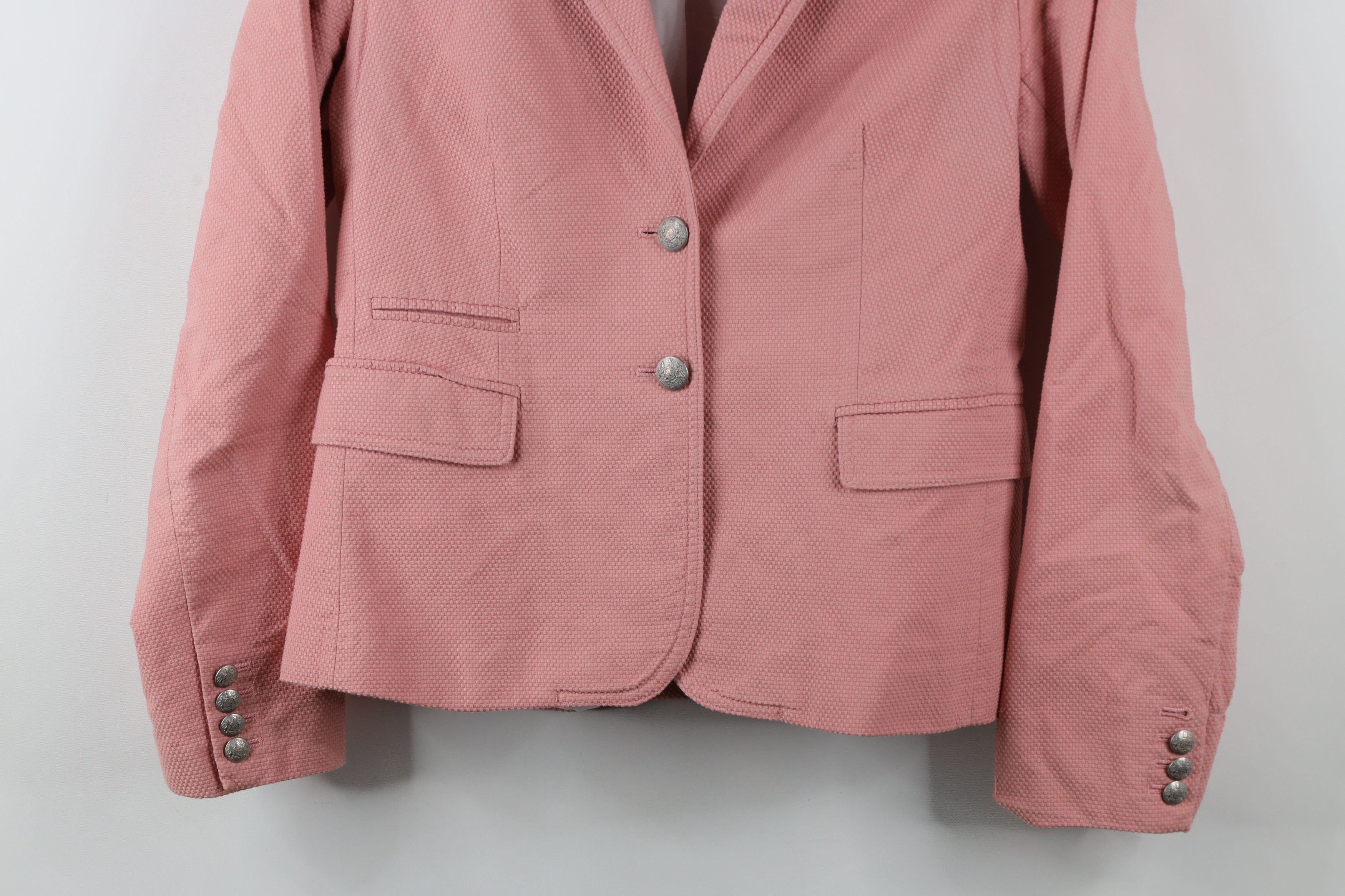 Banana Republic × Vintage Banana Republic Academy Blazer Jacket Suit Coat Pink Size L / US 10 / IT 46 - 3 Thumbnail