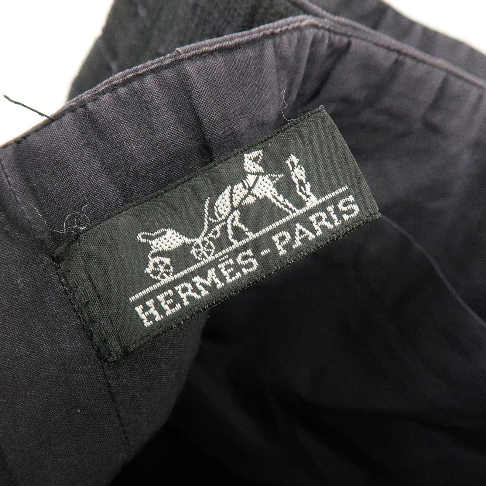 Hermes Hermes Amedaba Cabas de Poche Cotton Canvas & Leather Tote Size ONE SIZE - 7 Thumbnail