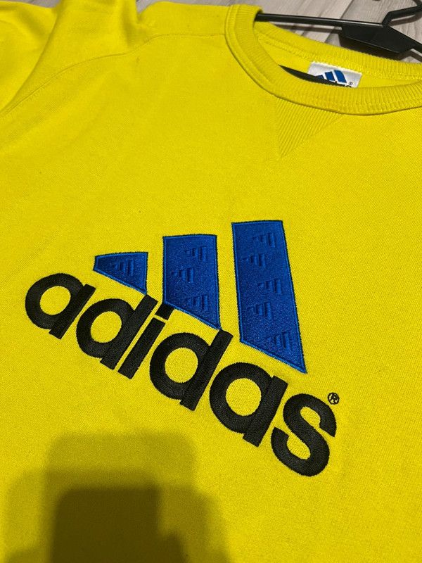 Adidas Crewneck Adidas Vintage 90s L Size US XL / EU 56 / 4 - 3 Thumbnail