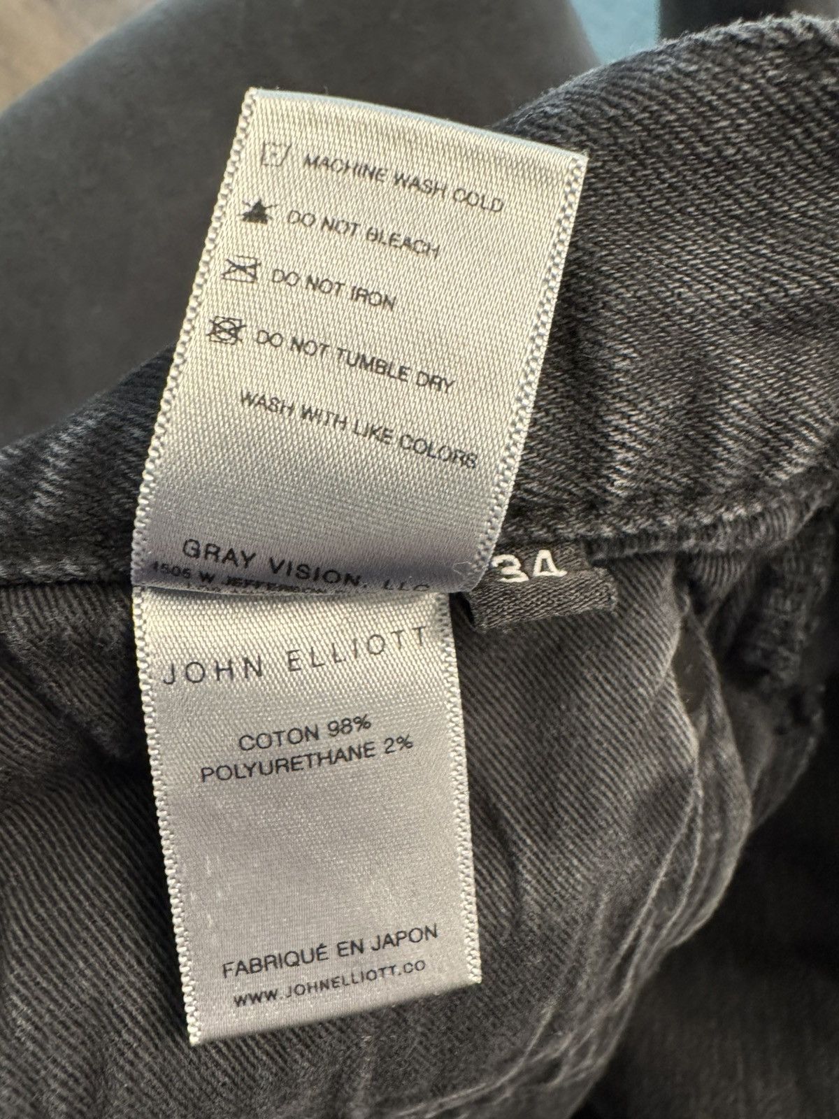 John Elliott Slim-fit jeans Size US 34 / EU 50 - 4 Thumbnail