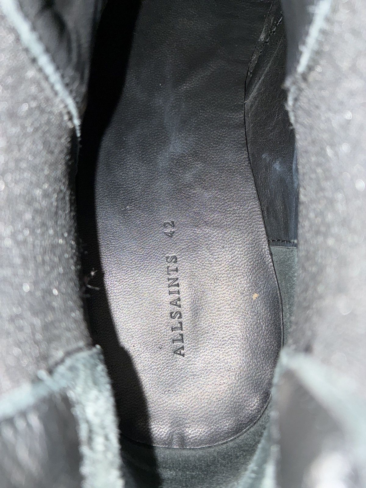 Allsaints Vintage Black Suede Allsaints Chelsea Boots Size US 10 / EU 43 - 5 Thumbnail