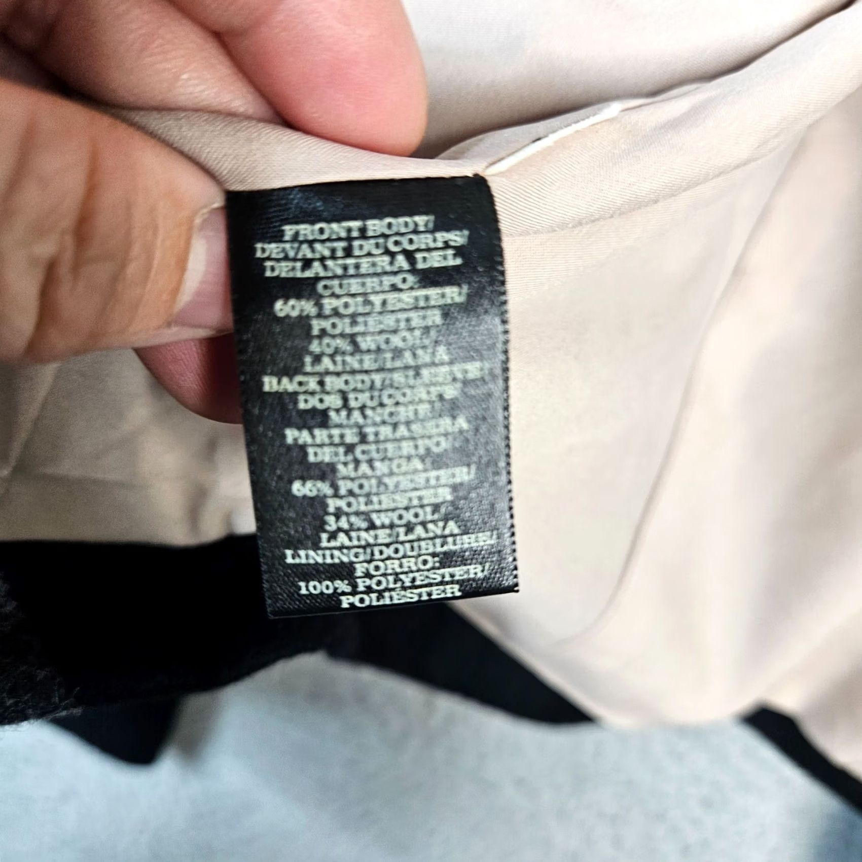 Ann Taylor Ann Taylor Women’s Blazer Two Tone Black Gray Open Front Size 4 Regular Jacket Size S / US 4 / IT 40 - 5 Thumbnail