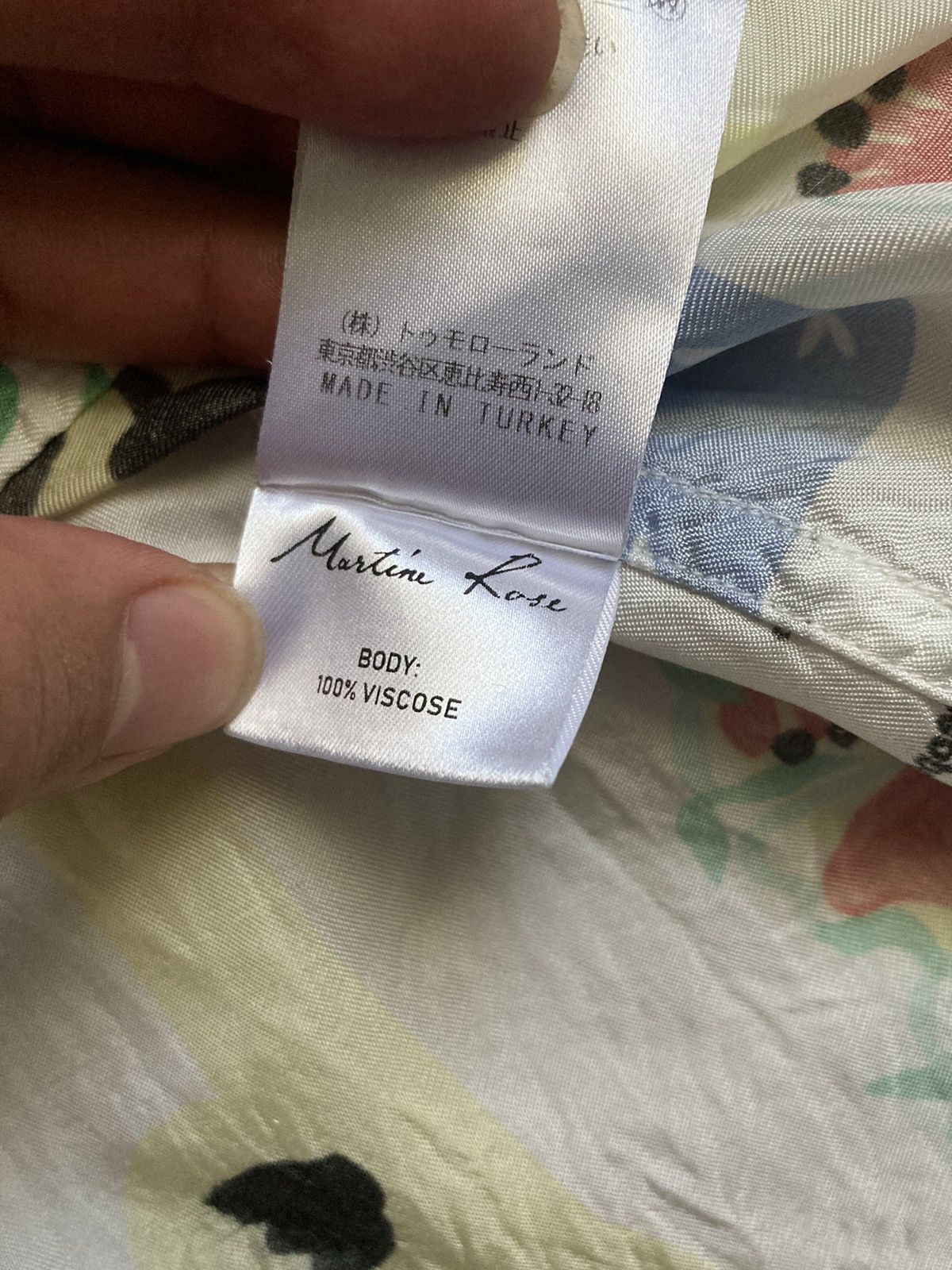 Martine Rose AW19 Martine Rose Recipe Shirt Food Viscose 2019 Jamaican 90 Size US XS / EU 42 / 0 - 7 Thumbnail