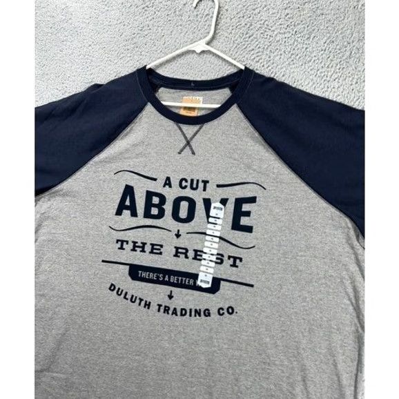 Duluth Trading Company Duluth Trading Co. Longtail T Shirt Mens 2XL Grey 3-Quarter Sleeve Tee NEW A11 Size US XXL / EU 58 / 5 - 6 Thumbnail