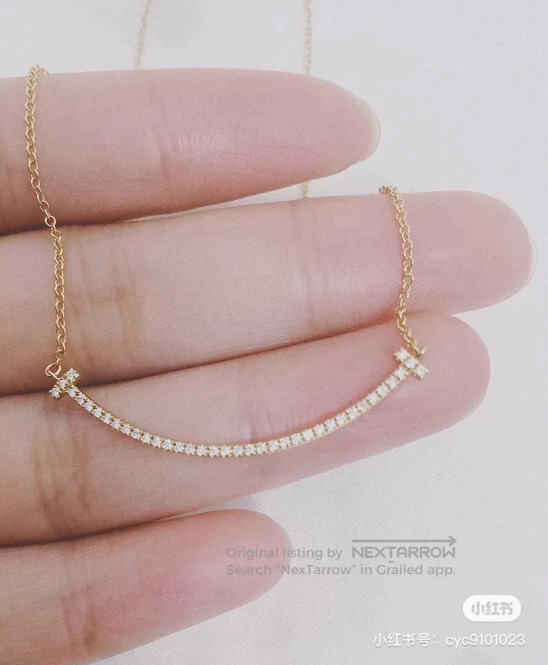 Tiffany & Co. Tiffany Small Smile Full Diamond Bracelet. Size ONE SIZE - 9 Thumbnail