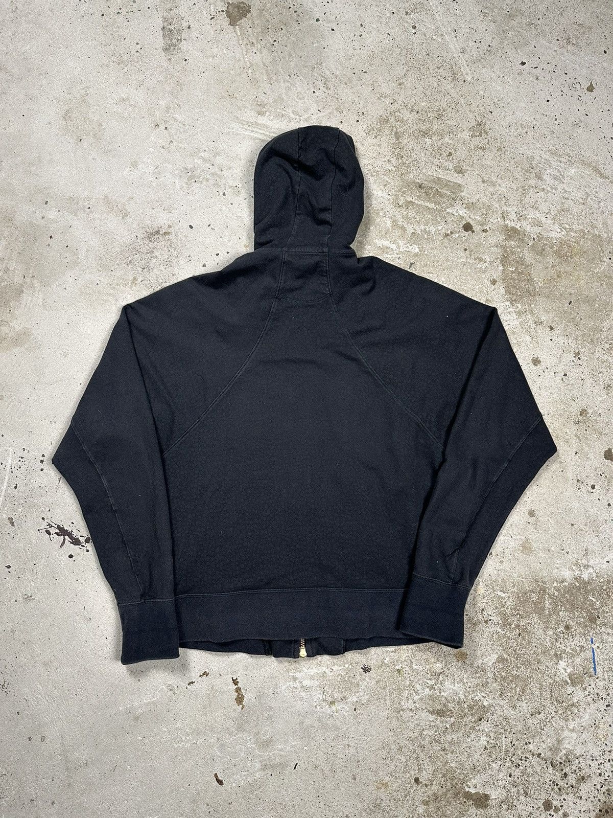 Nike × Vintage Vintage y2k Nike Black Leopard Skin Hoodie Swoosh Zip Size US S / EU 44-46 / 1 - 2 Thumbnail