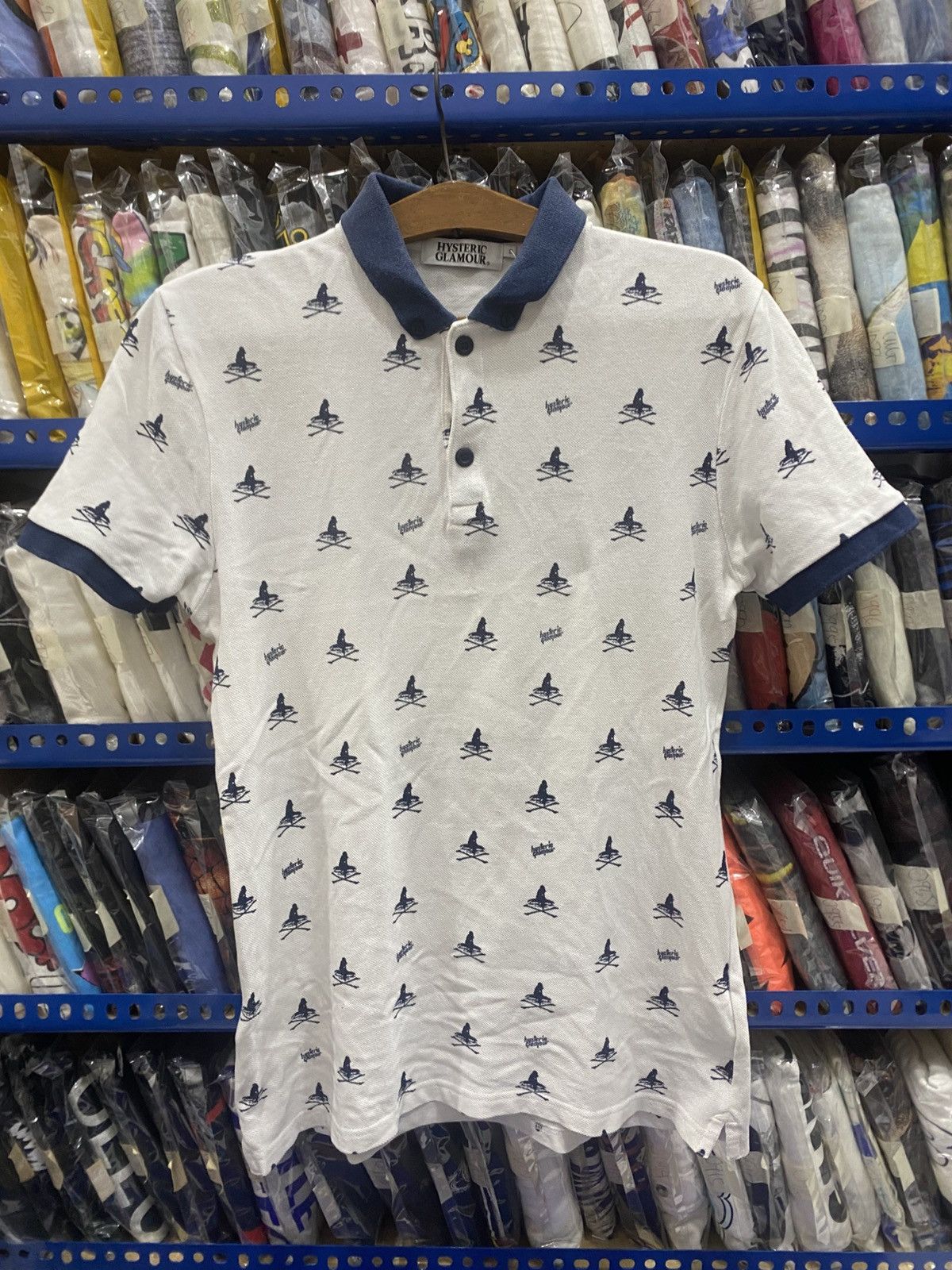 Hysteric Glamour HYSTERIC GLAMOUR POLO TSHIRT Size US S / EU 44-46 / 1 - 1 Thumbnail