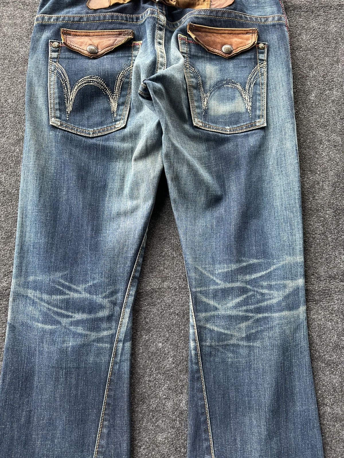 Edwin Edwin Blue Trip Flare Wide Leg Japan Denim 32x32 D219 Size US 32 / EU 48 - 5 Thumbnail