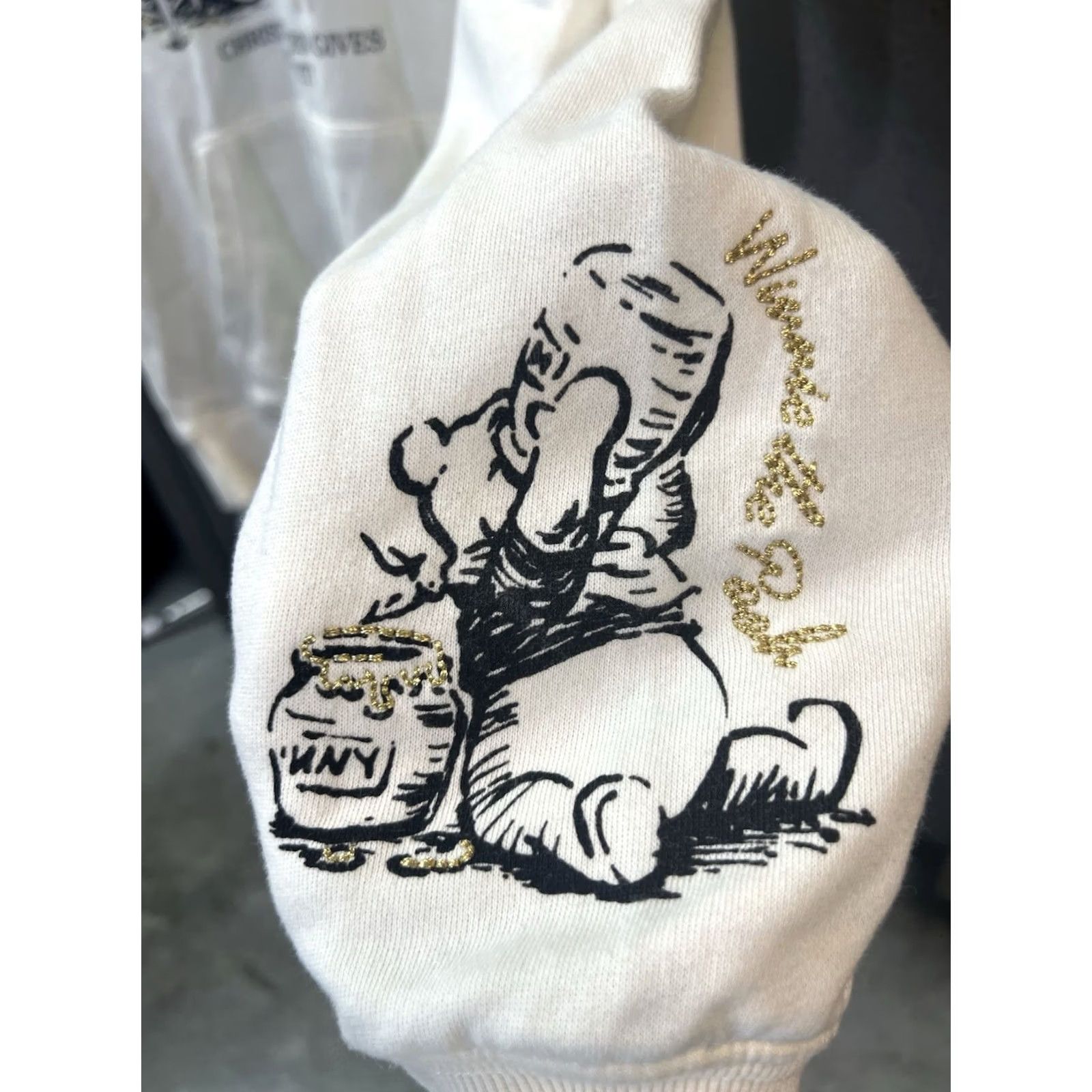 Disney Winnie The Pooh Christopher Robin Party Hoodie Disney Small Long Sleeve Beige Women S Pullover Navy? Size S / US 4 / IT 40 - 4 Thumbnail