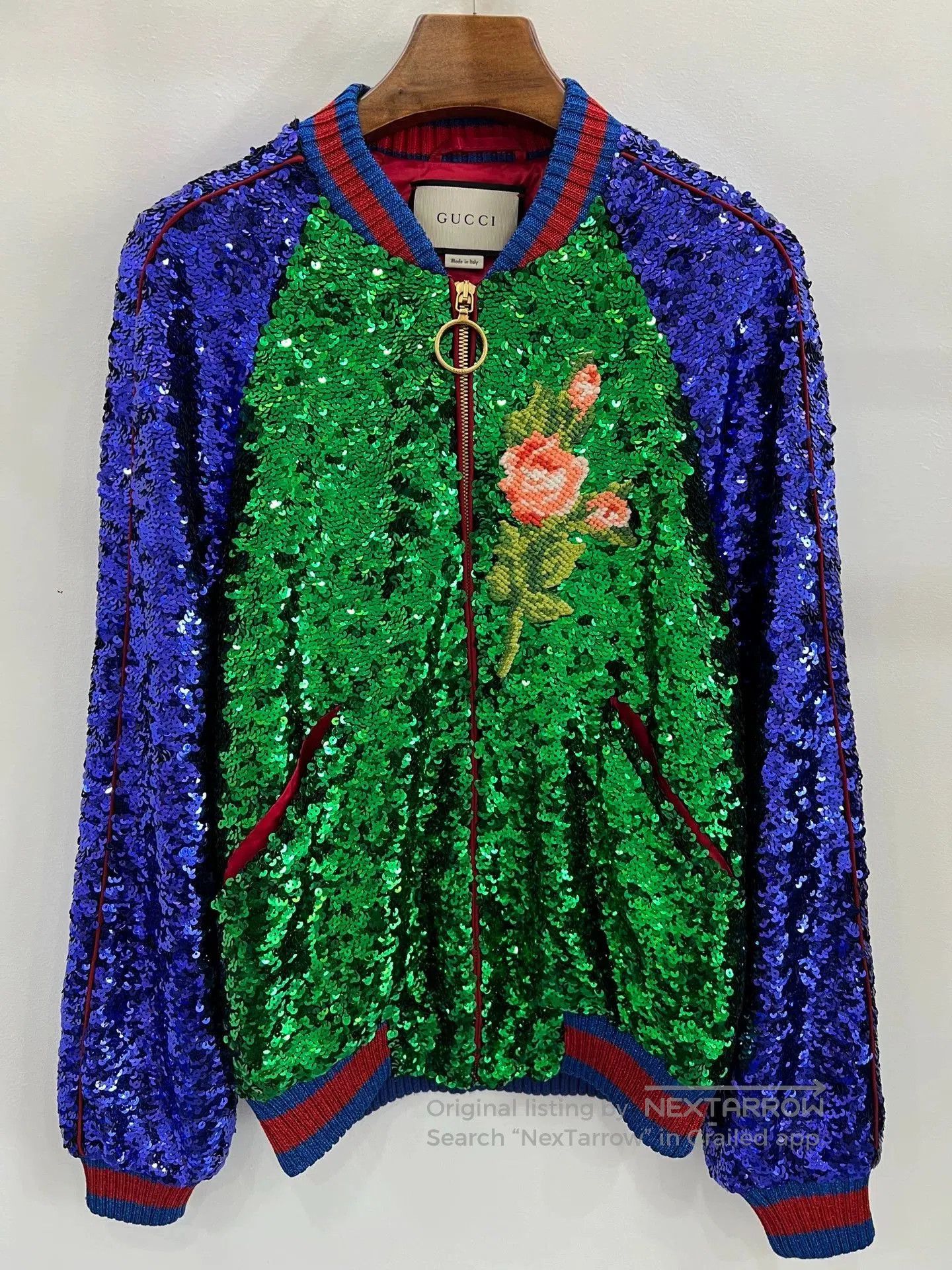 Gucci gucci tiger sequin embroidered baseball jacket. Size US M / EU 48-50 / 2 - 1 Thumbnail
