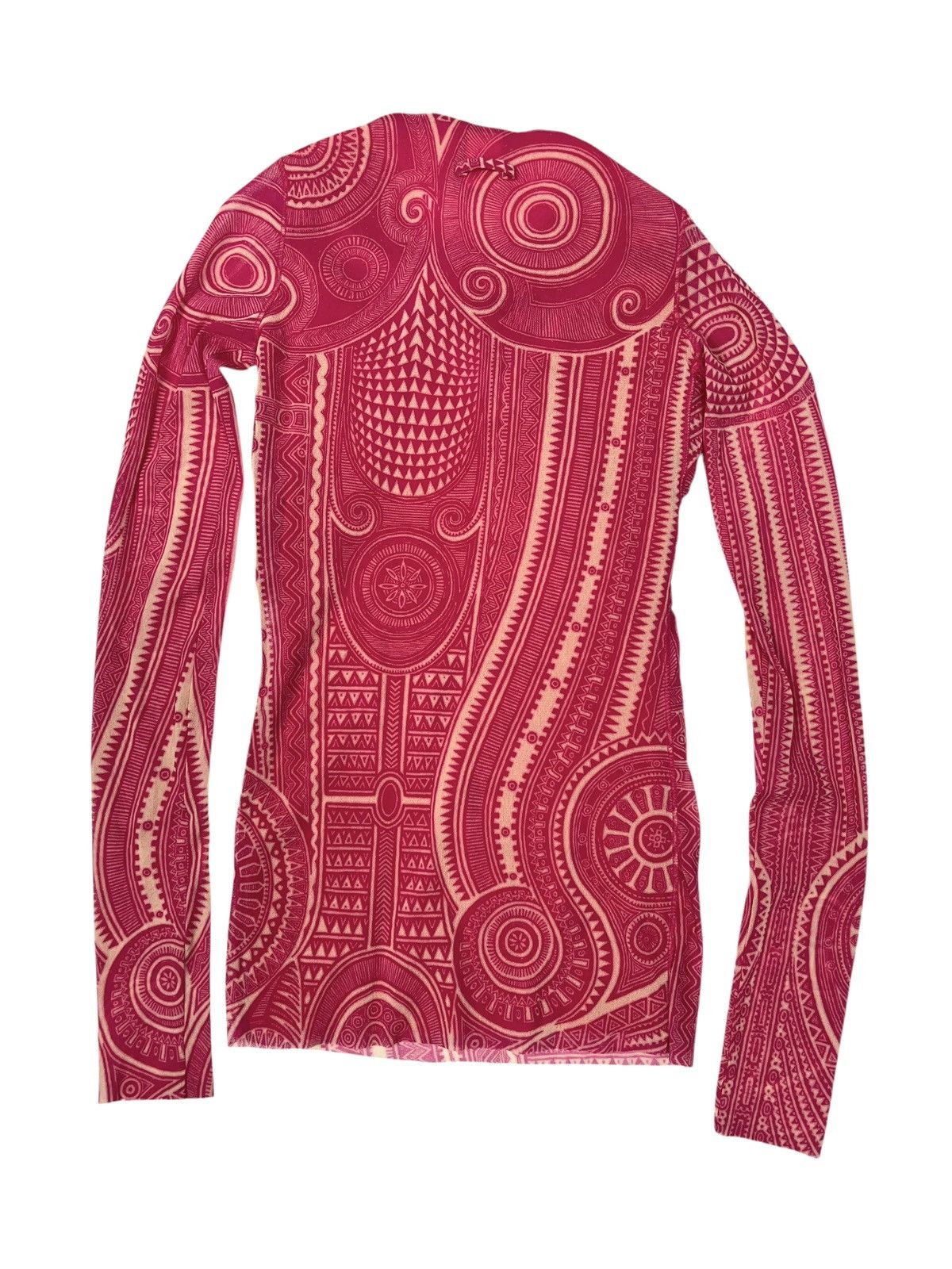 Jean Paul Gaultier Vintage Jean Paul Gaultier Soleil Tribal Tattoo Mesh Top Size S / US 4 / IT 40 - 9 Thumbnail