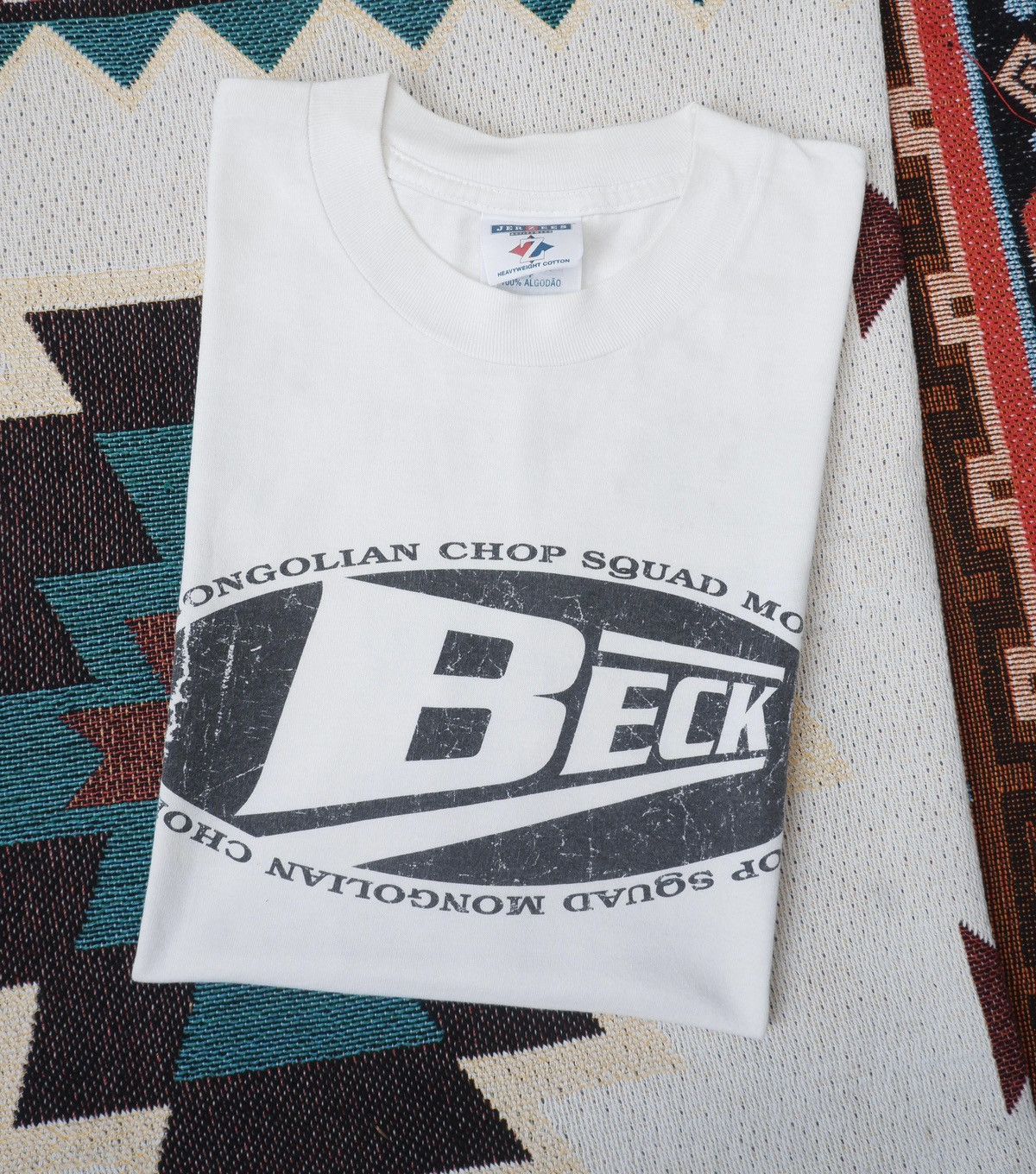 Band Tees BECK (MONGOLIA CHOP SQUAD ) VERY RARE ARTWORK Size US M / EU 48-50 / 2 - 1 Thumbnail