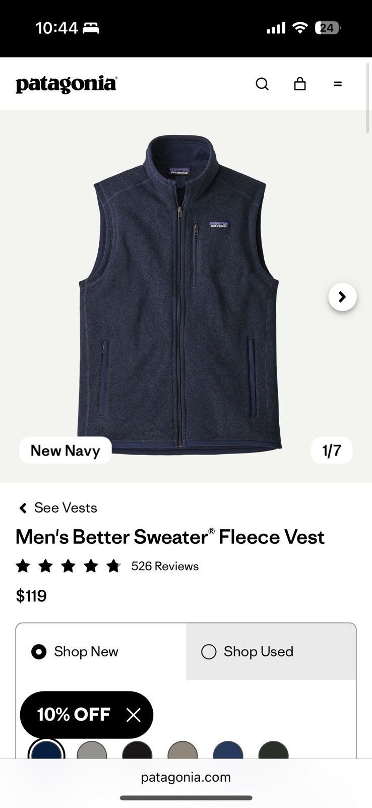 Patagonia Patagonia better sweater fleece vest Size US M / EU 48-50 / 2 - 1 Thumbnail