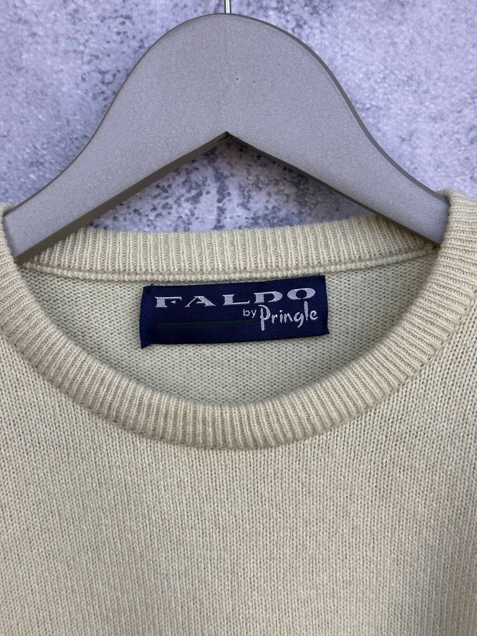 Pringle Of Scotland Faldo by Pringle of Scotland Crew Wool Sweater Lemon Jumper Size US XXL / EU 58 / 5 - 11 Thumbnail