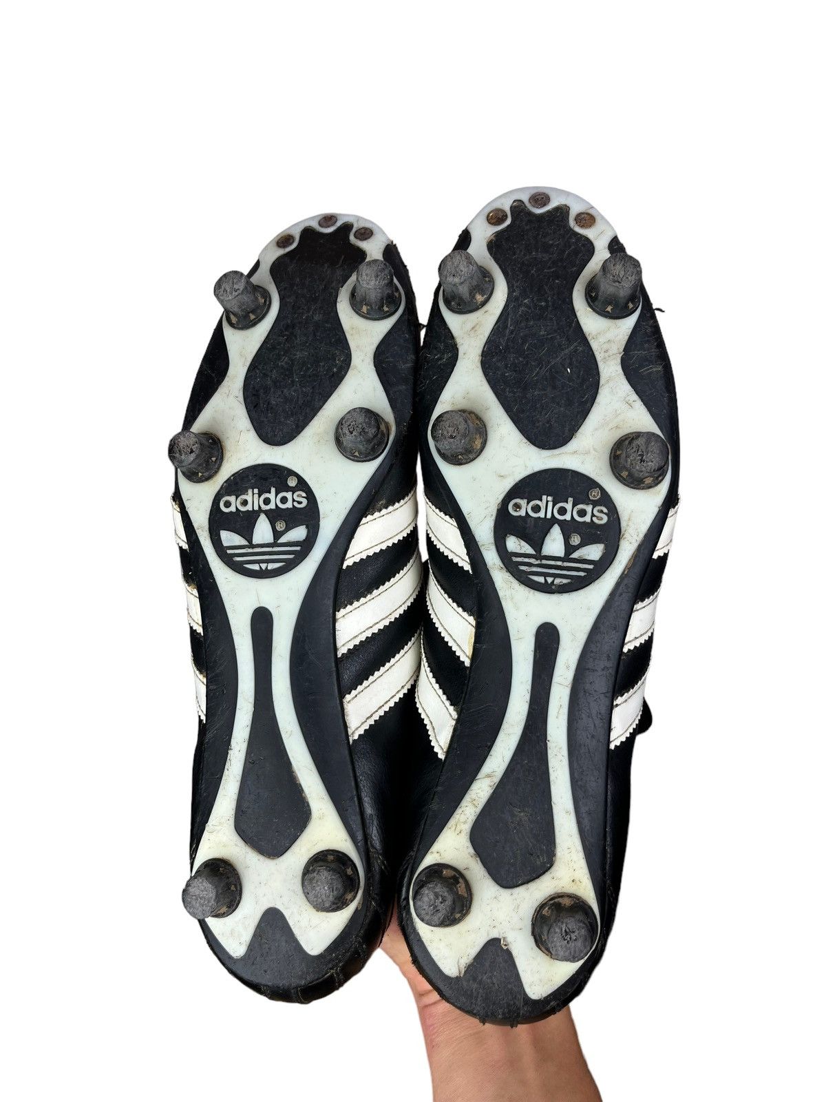 Adidas Vintage 80s Adidas Bologna Soccer Shoes Leather West Germany Size US 8.5 / EU 41-42 - 8 Thumbnail