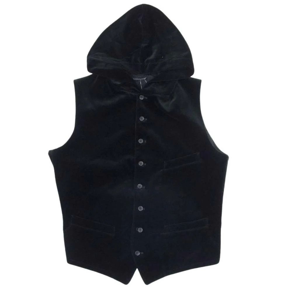 Yohji Yamamoto Yohji Yamamoto Pour Homme 23SS Velvet Gilet Vest Size US XL / EU 56 / 4 - 1 Thumbnail