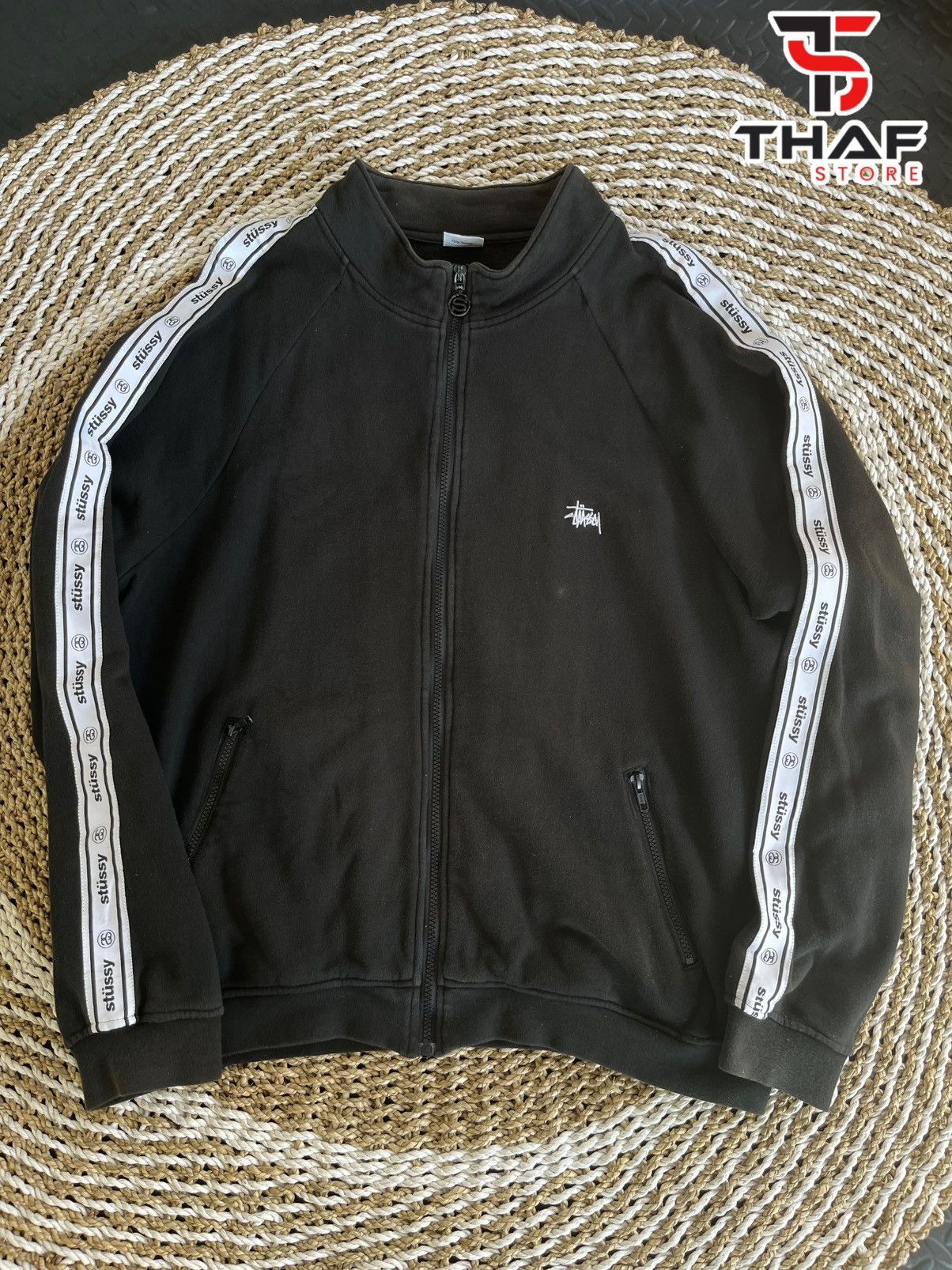 Stussy Tracktop Stussy Side Tape Size US XL / EU 56 / 4 - 1 Thumbnail