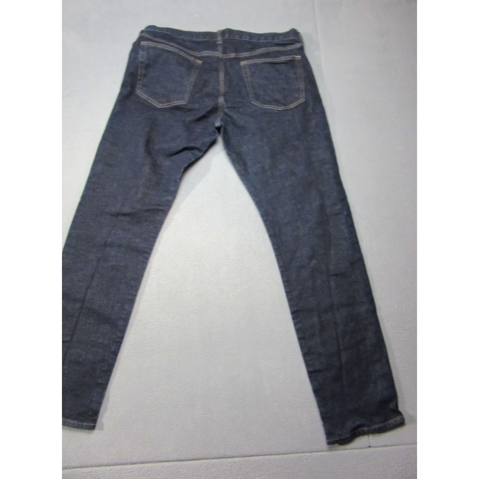 Gap Gap Jeans Mens 33x32 Dark Wash Slim Fit Straight Leg - Mid Rise - Denim Size US 33 - 7 Thumbnail