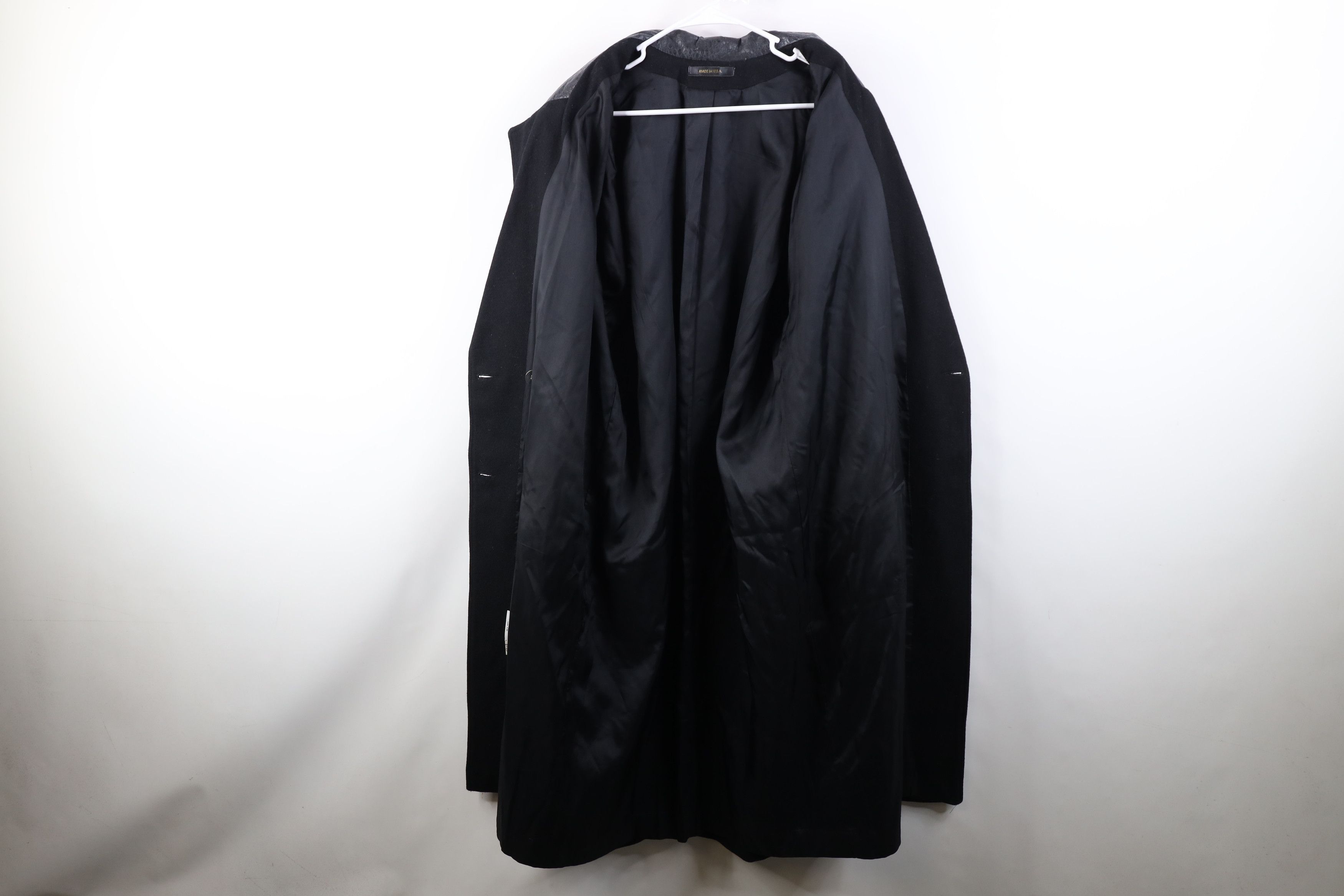 Vintage Vintage 70s 80s Streetwear Trim Trench Coat Jacket Black USA Size XXL / US 16-18 / IT 52-54 - 11 Thumbnail