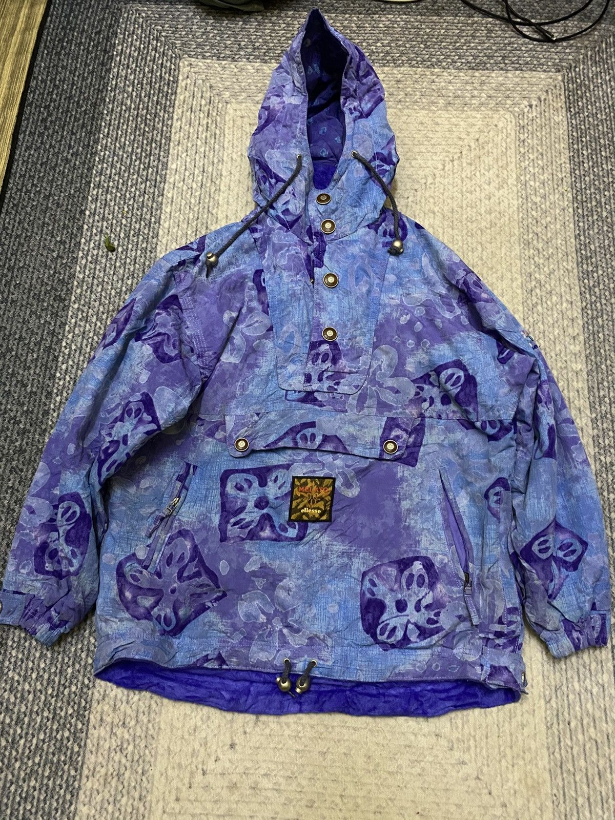 Ellesse × Goldwin LIMITEDE ELLESE MELATO BATIK PRINT ANORAK SKI JACKET Size US S / EU 44-46 / 1 - 2 Thumbnail