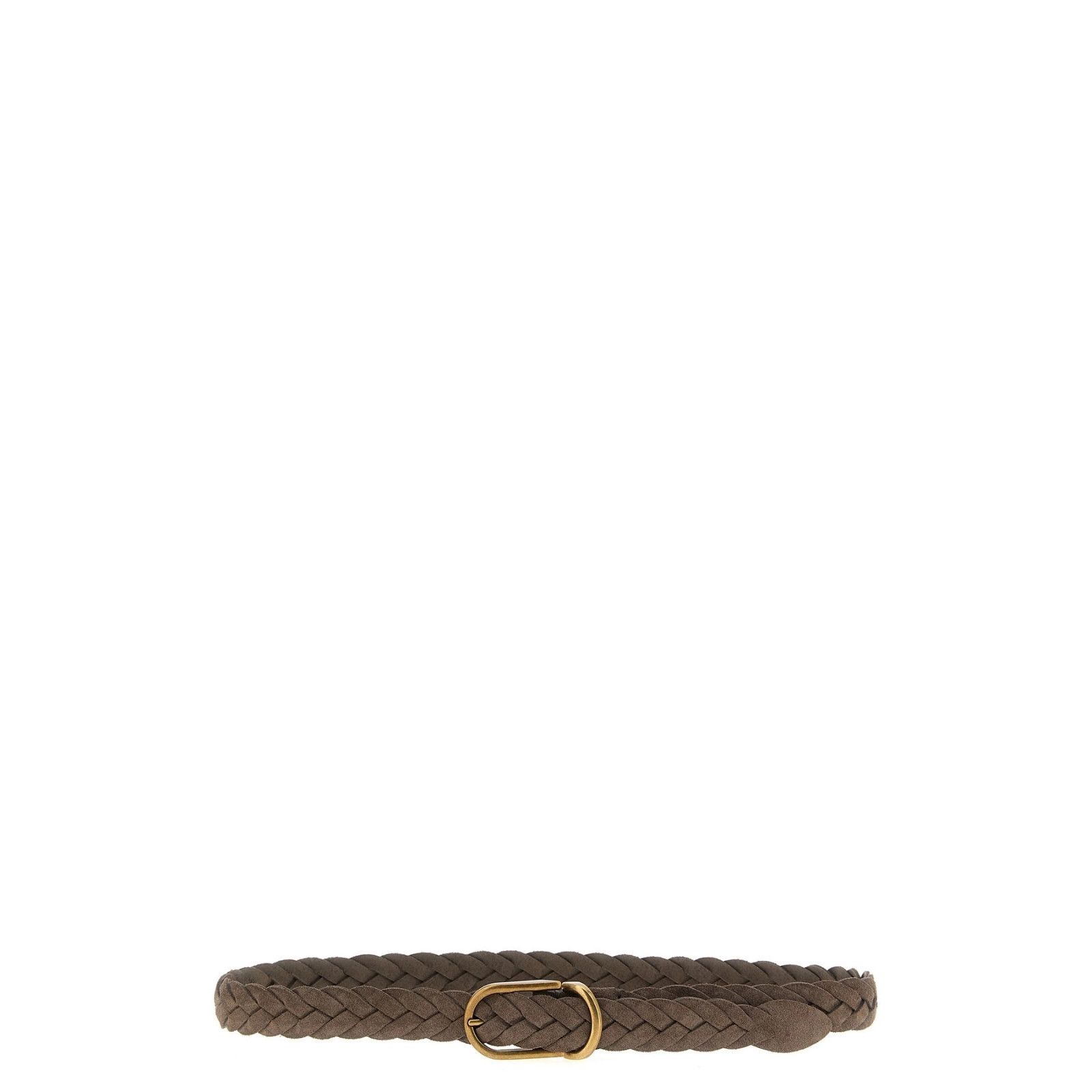 BRUNELLO CUCINELLI $980 Taupe Suede Belt New (Men's size:105