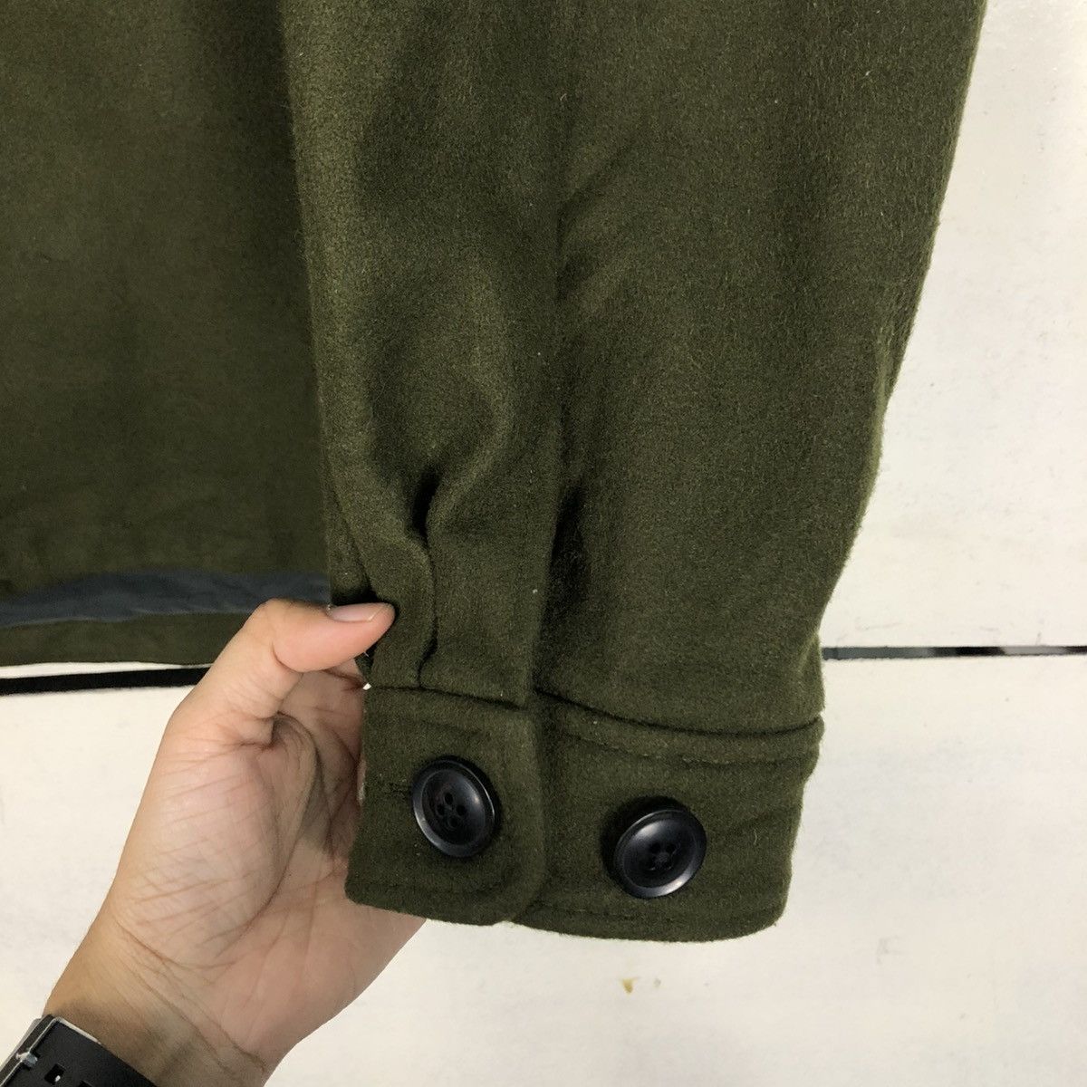 Japanese Brand 🔥VINTAGE WOOL CHORE WORK JACKET RAGEBLUE JPN ISSEY MIYAKE Size US M / EU 48-50 / 2 - 17 Thumbnail