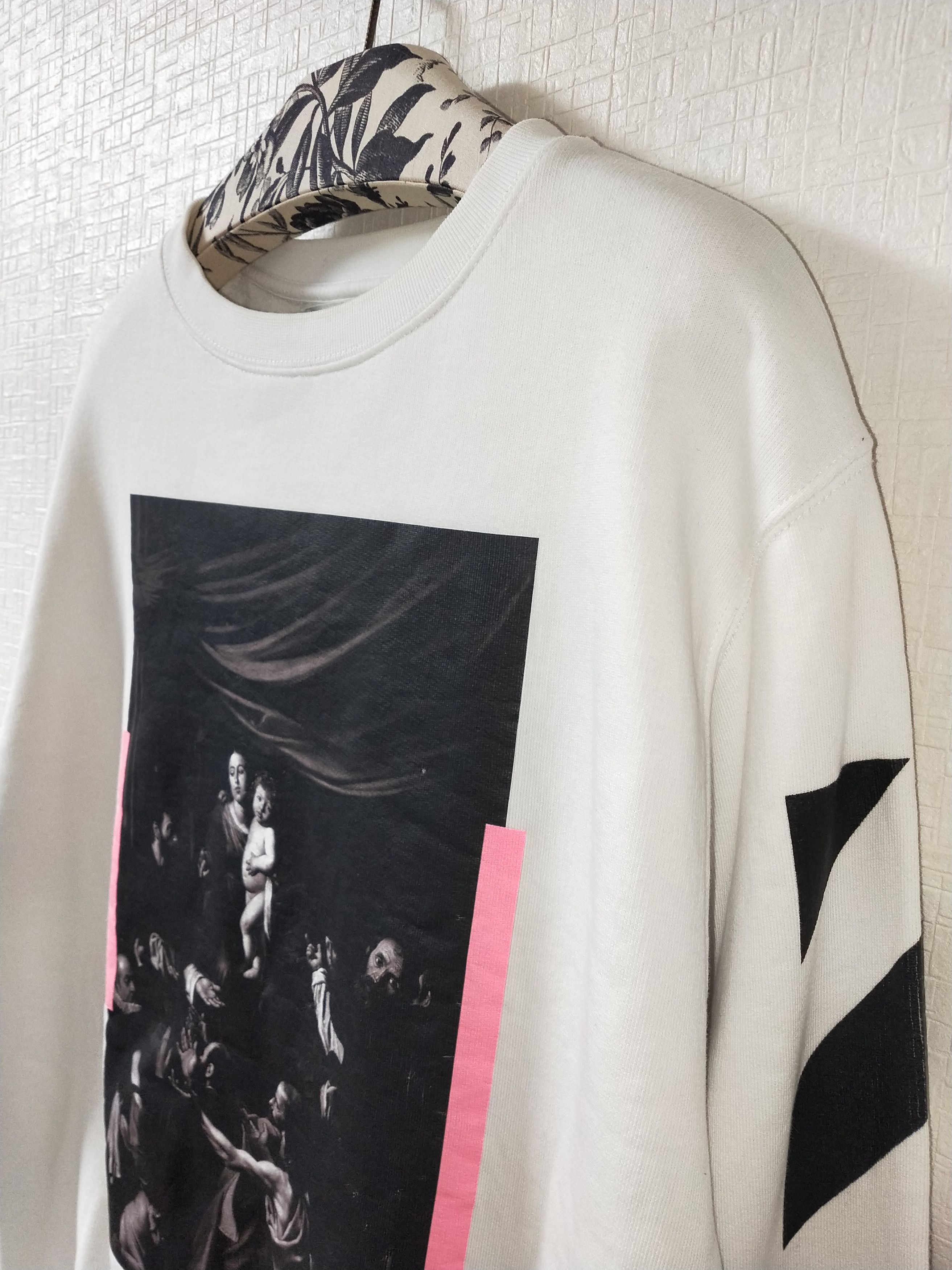 Off-White Diagonal Caravaggio Sweatshirt Size US S / EU 44-46 / 1 - 4 Thumbnail