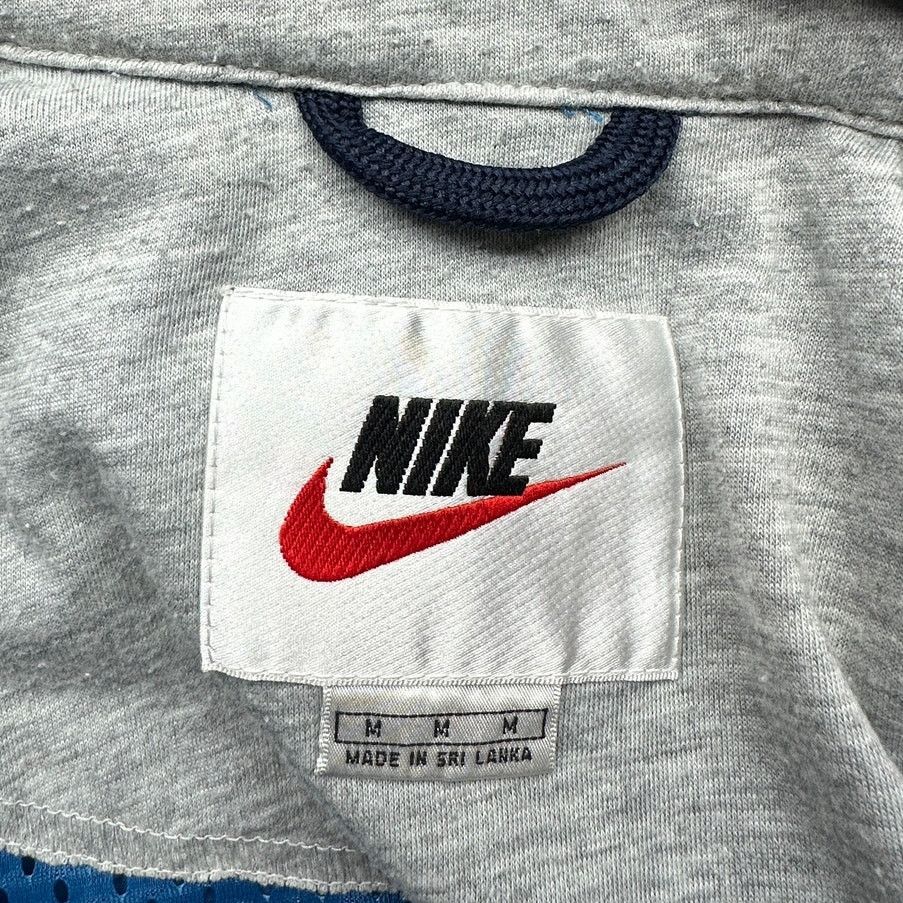 Nike VTG 90s Nike Windbreaker Jacket Mens Medium Blue Swoosh Size US M / EU 48-50 / 2 - 3 Thumbnail