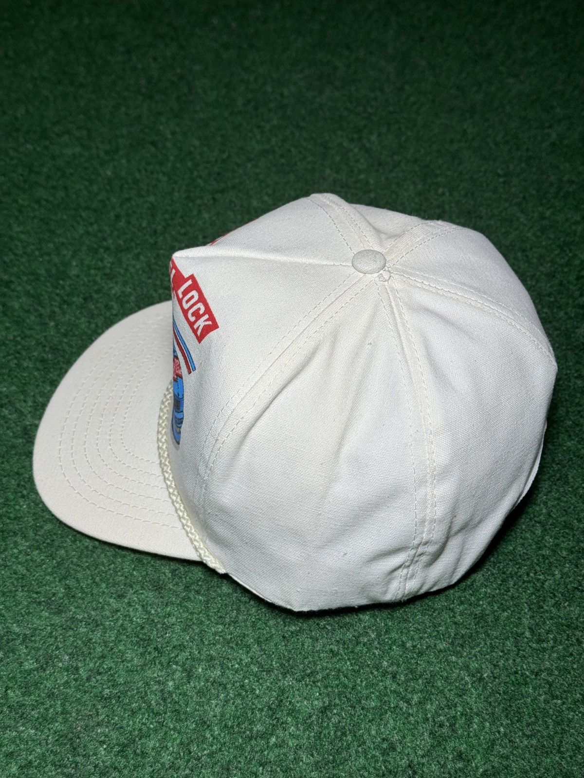 Vintage Vintage Channel Lock Nascar Steve Grissom 90s Snapback Hat Size ONE SIZE - 4 Thumbnail