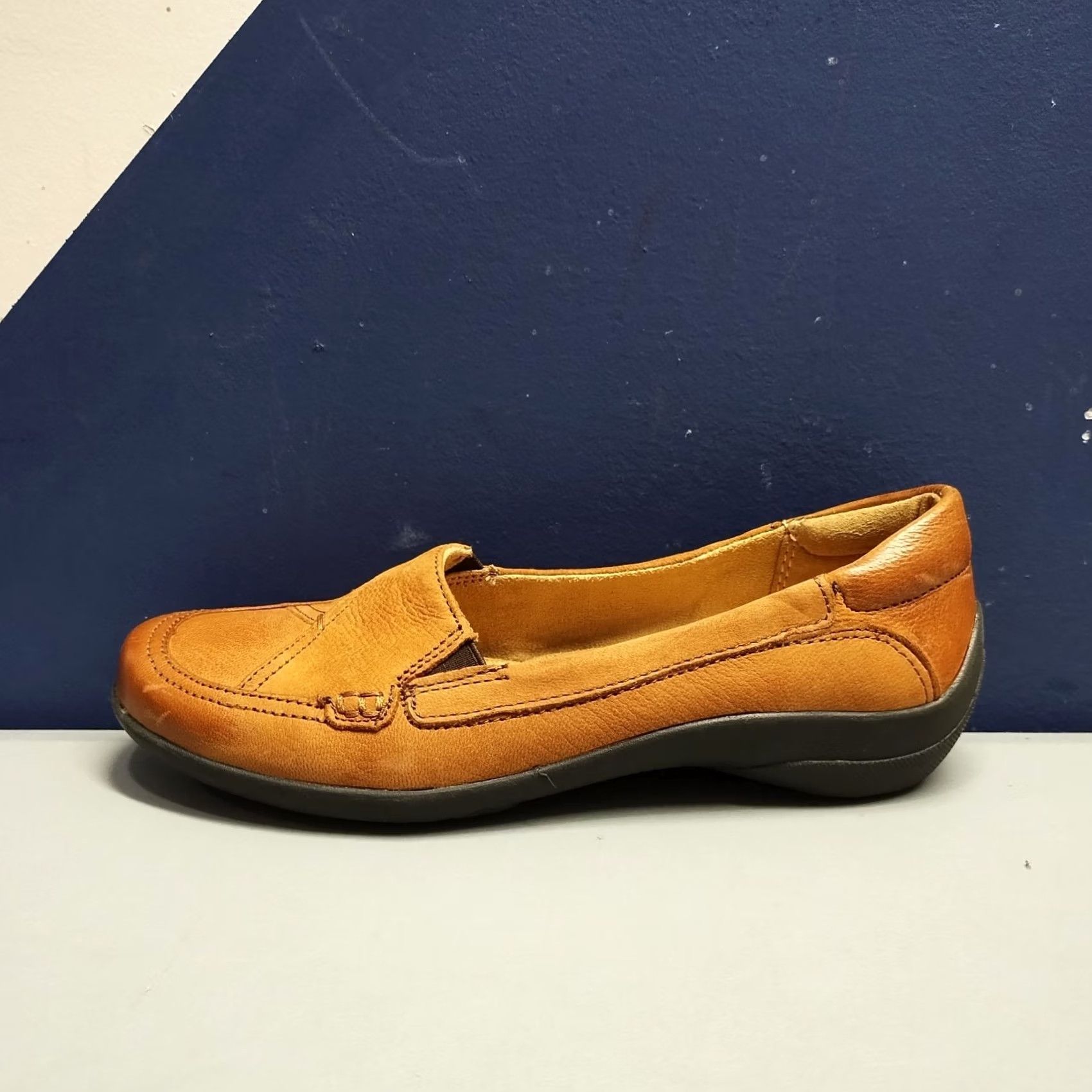 Naturalizer Naturalizer N5 Comfort Fiorenza Loafers Flats Womens Size 6M Brown & Black Leather Shoes Size US 6 / IT 36 - 5 Thumbnail