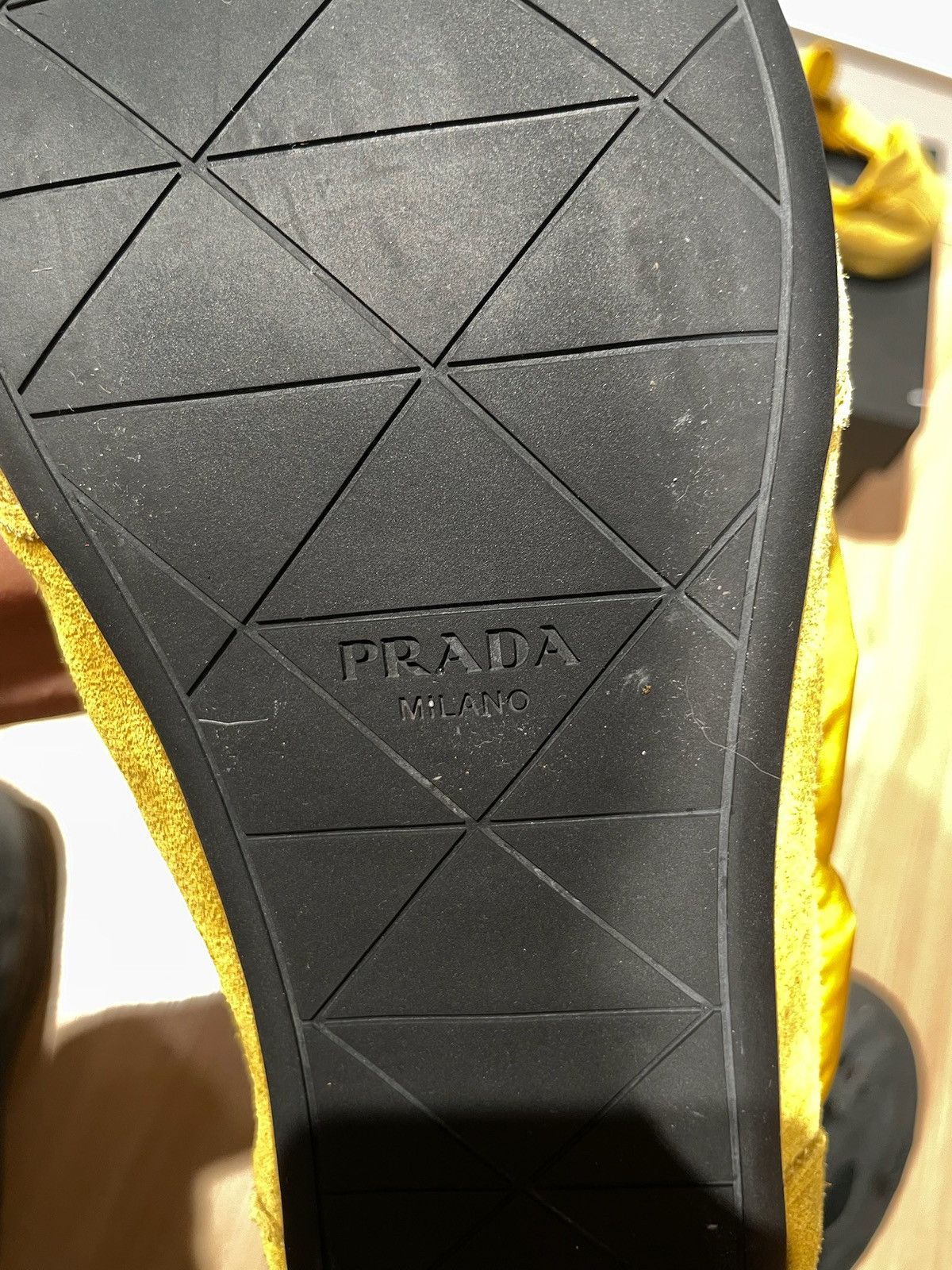 Prada Prada Collaspe Re-Nylon Suede Low-Top Sneaker Size US 8 / EU 41 - 11 Thumbnail
