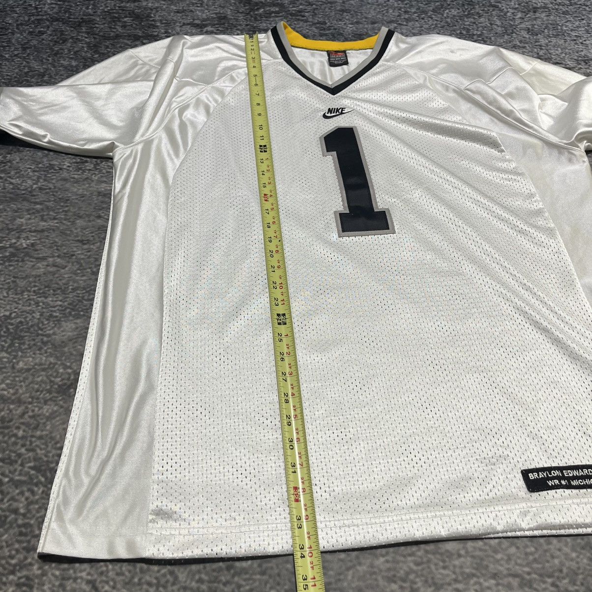 Nike Braylon Edwards #1 Michigan Wolverines Jersey Size Away XXL Size US XXL / EU 58 / 5 - 11 Thumbnail