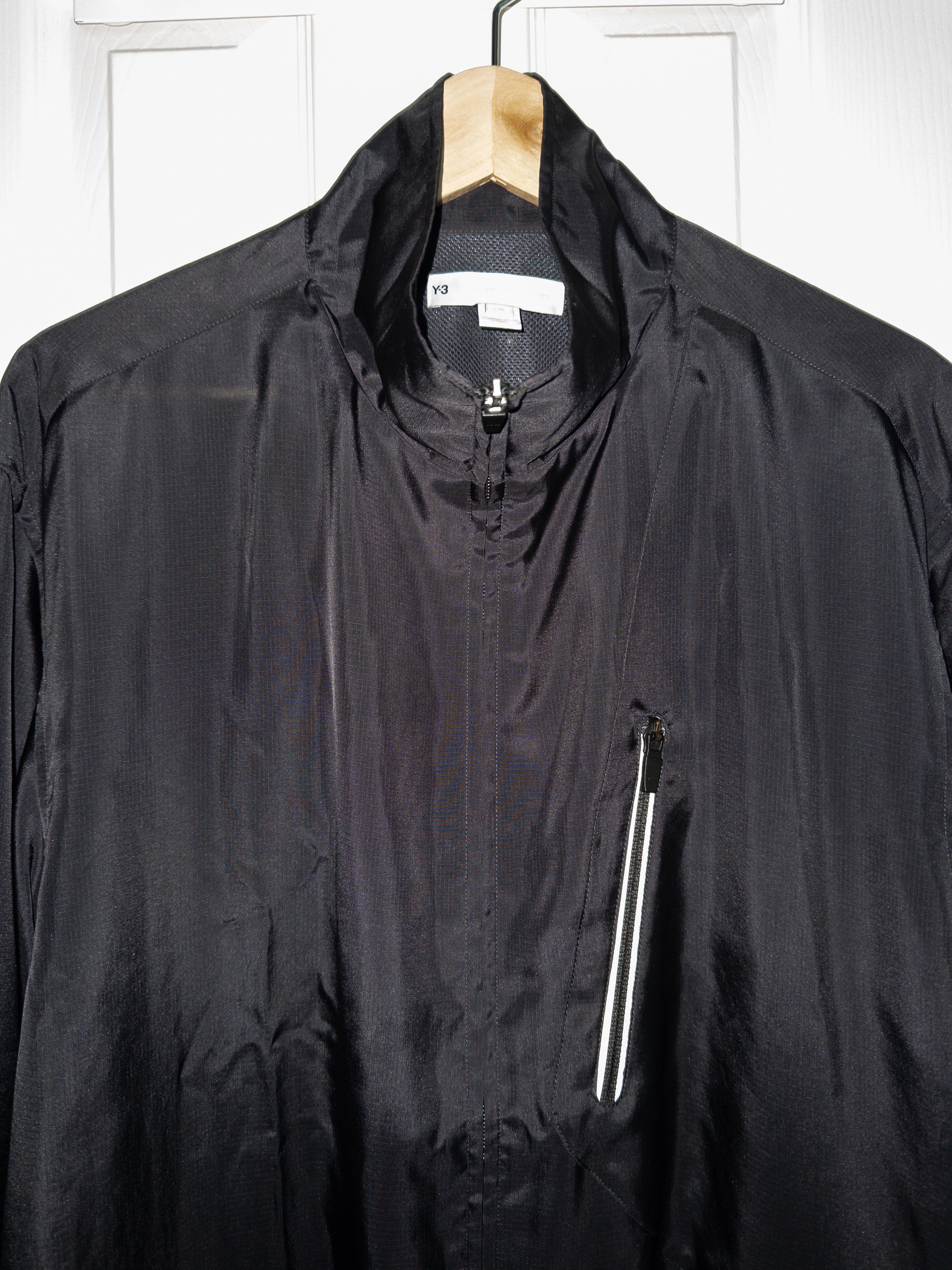 Y-3 Y-3 black acetate reflective lightweight long jacket - Large Size US L / EU 52-54 / 3 - 3 Thumbnail