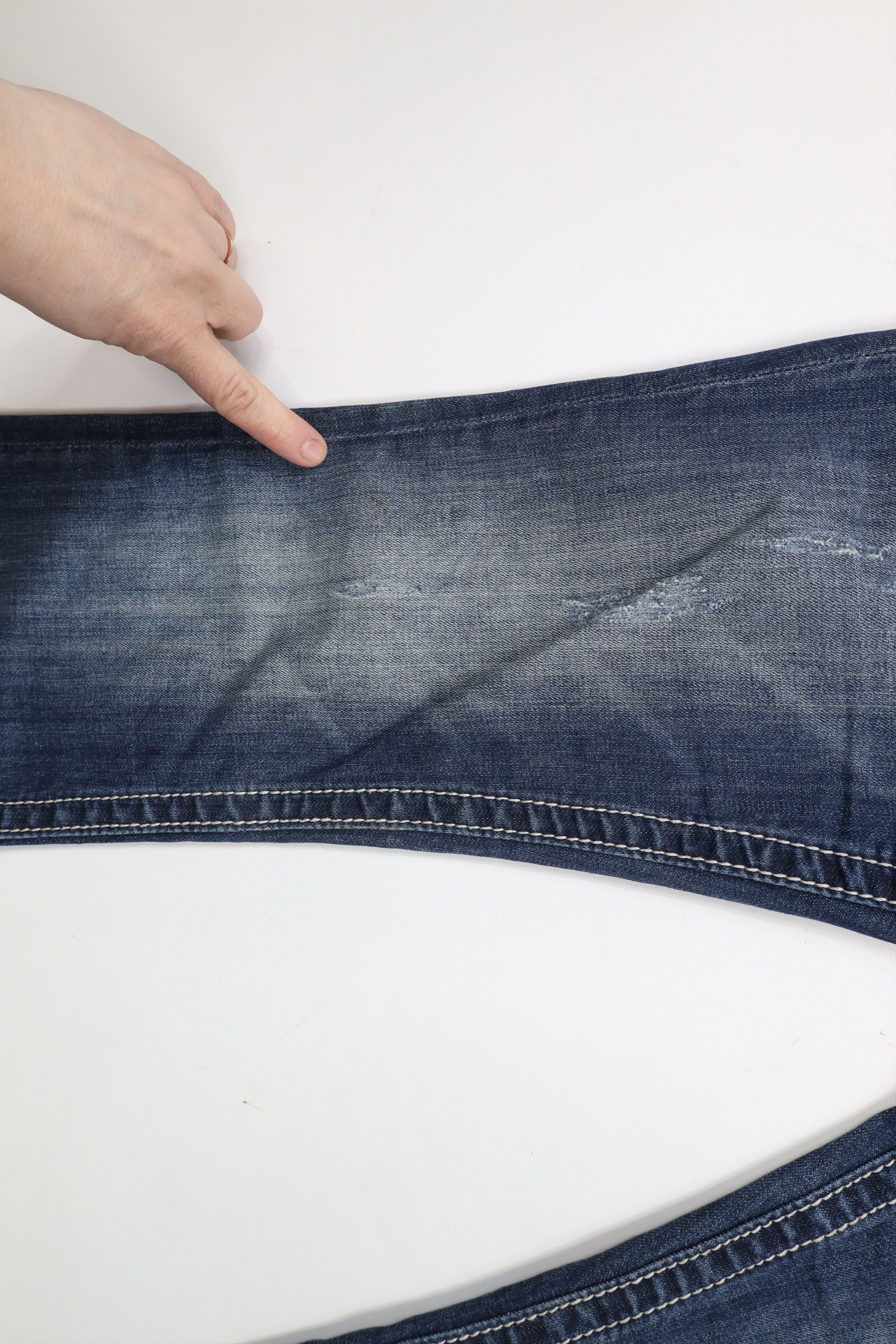 Miss Me × Vintage Miss Me Jeweled Wings Signature Rise Bootcut Denim Jeans Size 29" - 7 Thumbnail