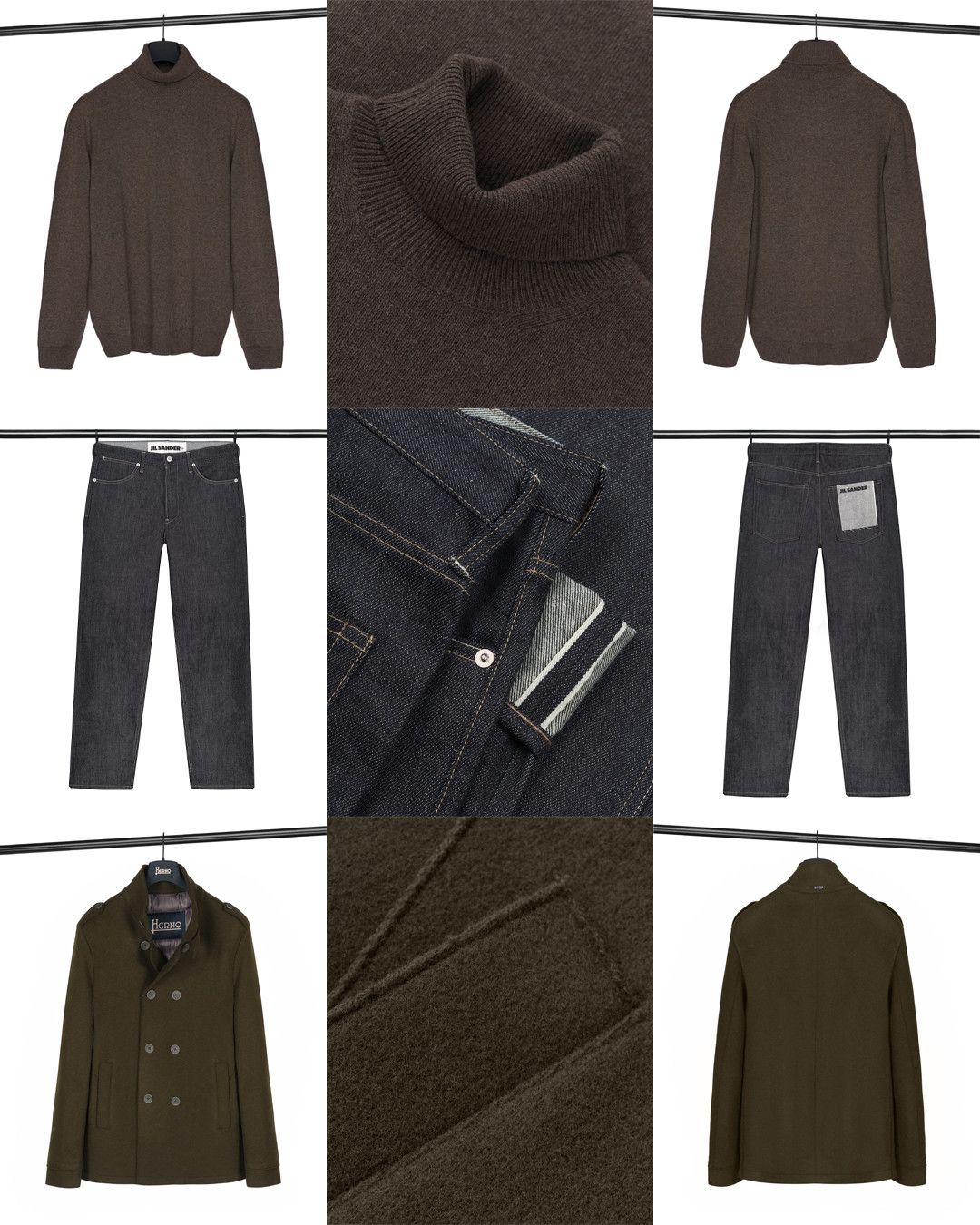 Herno Woolen short coat - peacoat HERNO Size US L / EU 52-54 / 3 - 8 Thumbnail