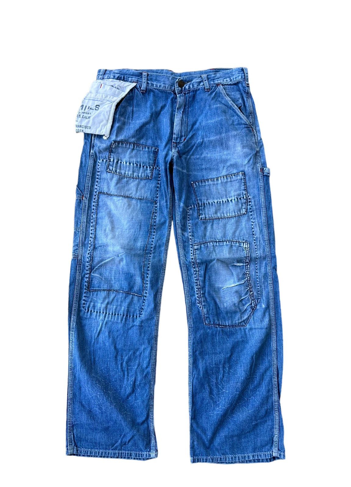 Japanese Brand Denim & dungare sashiko carpenter jeans Size US 30 / EU 46 - 1 Thumbnail