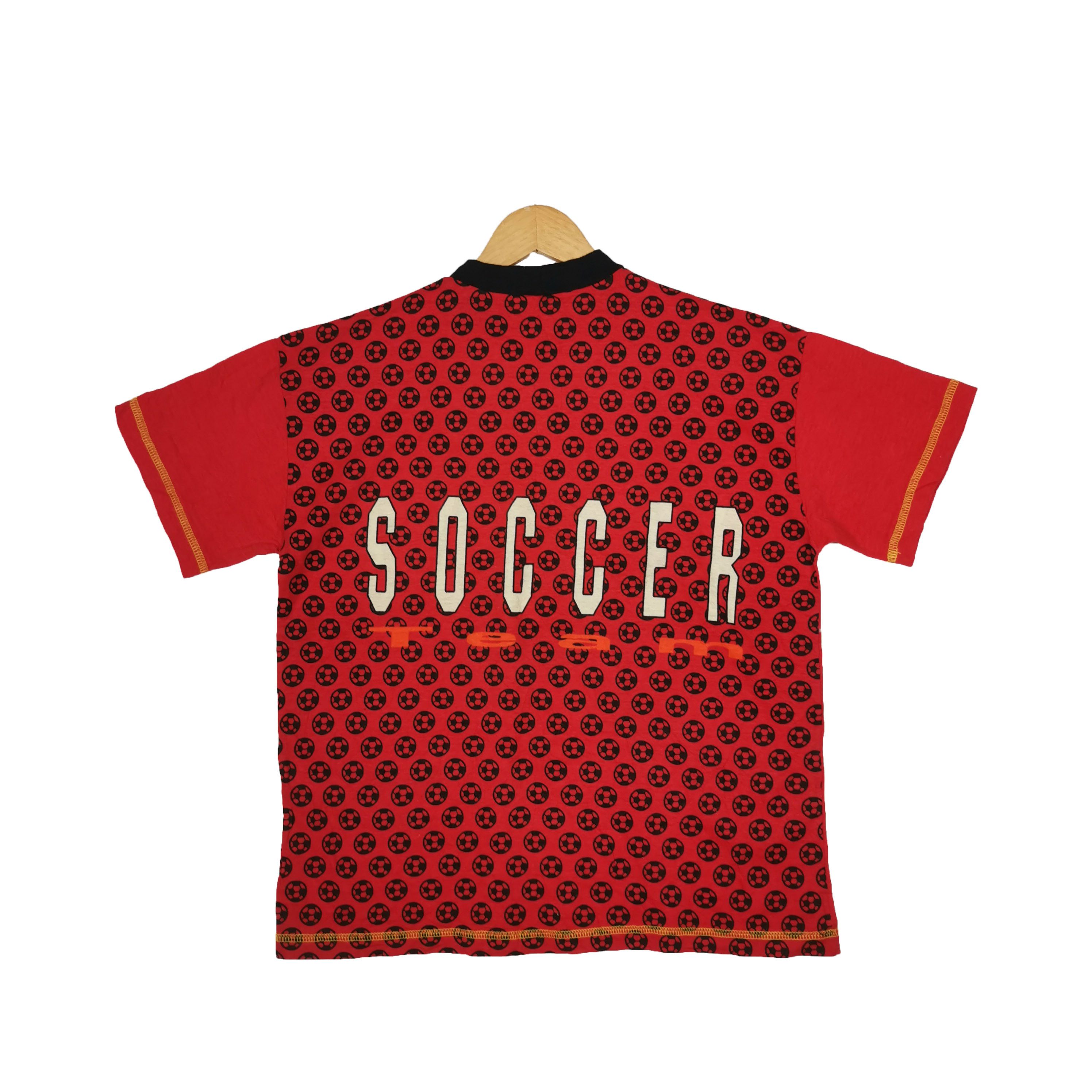 Vintage Vintage 90's OVP Pepi Belgium Soccer Team T-Shirt Tees Size US M / EU 48-50 / 2 - 2 Thumbnail