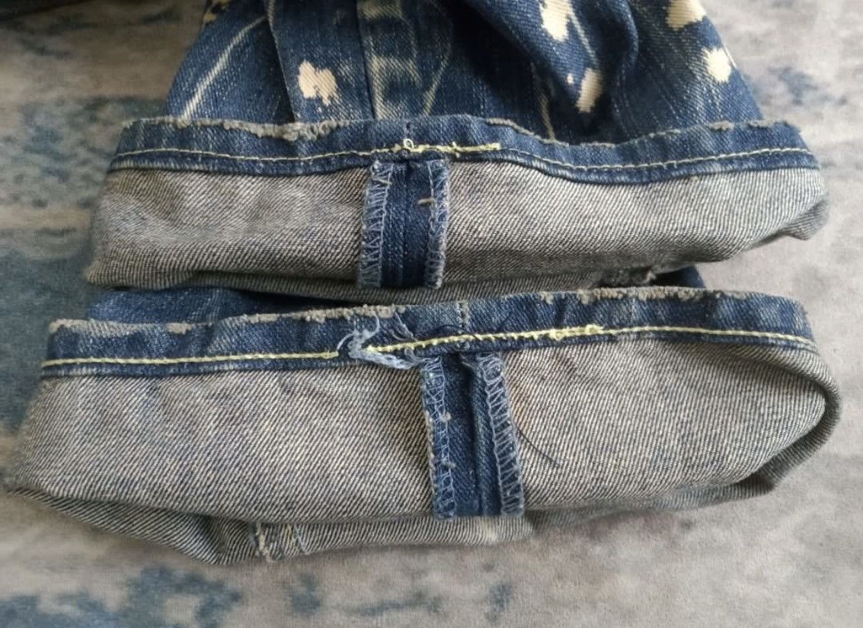 Prps FIRE 🔥 PRPS FLARE JEANS SPLATTED COLOUR DISTRESSED Size US 35 - 9 Thumbnail