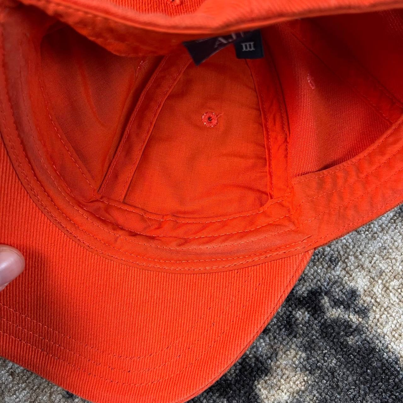 Armani Armani Jeans Luxury Big Embroidered Logo Baseball Cap Size ONE SIZE - 5 Thumbnail
