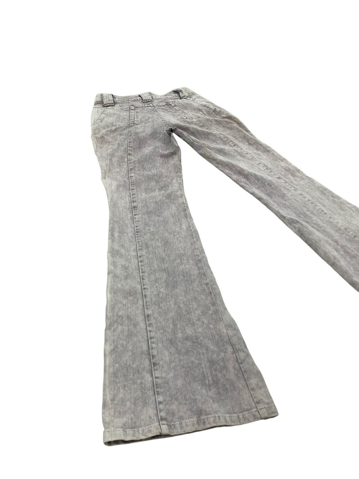 Japanese Brand Flare Jeans Full Heart Distress Stretch Boot Cut 6🟦5 Size US 28 / EU 44 - 13 Thumbnail