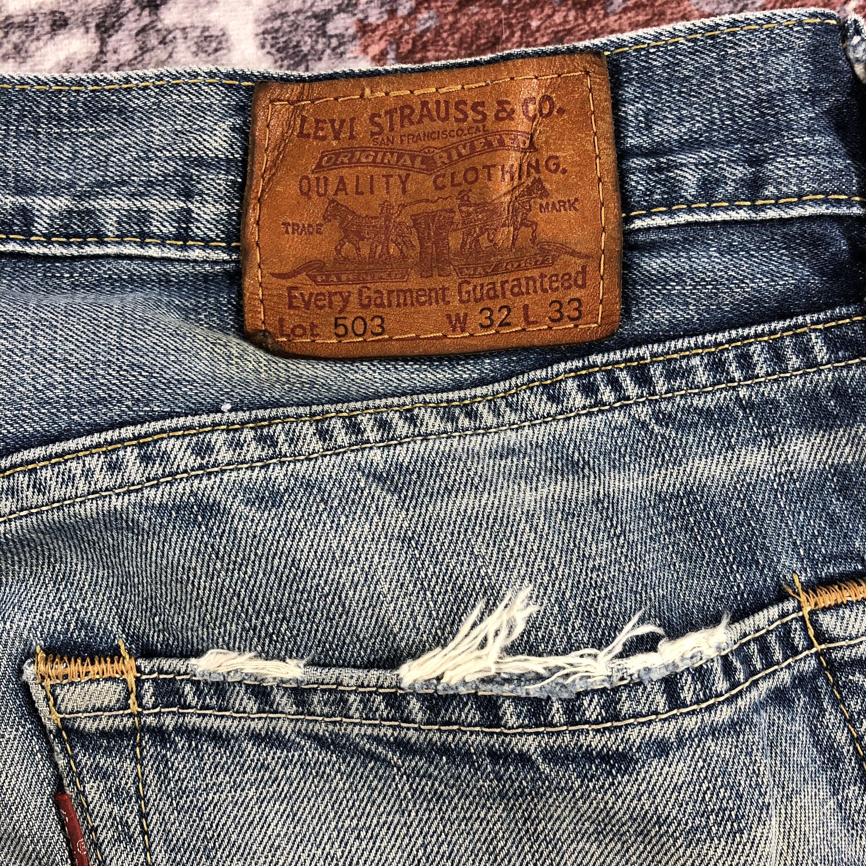 Levi's × Vintage Vintage 90s Levis 503 Earth Tone Jeans-JM2257 Size US 33 - 6 Thumbnail