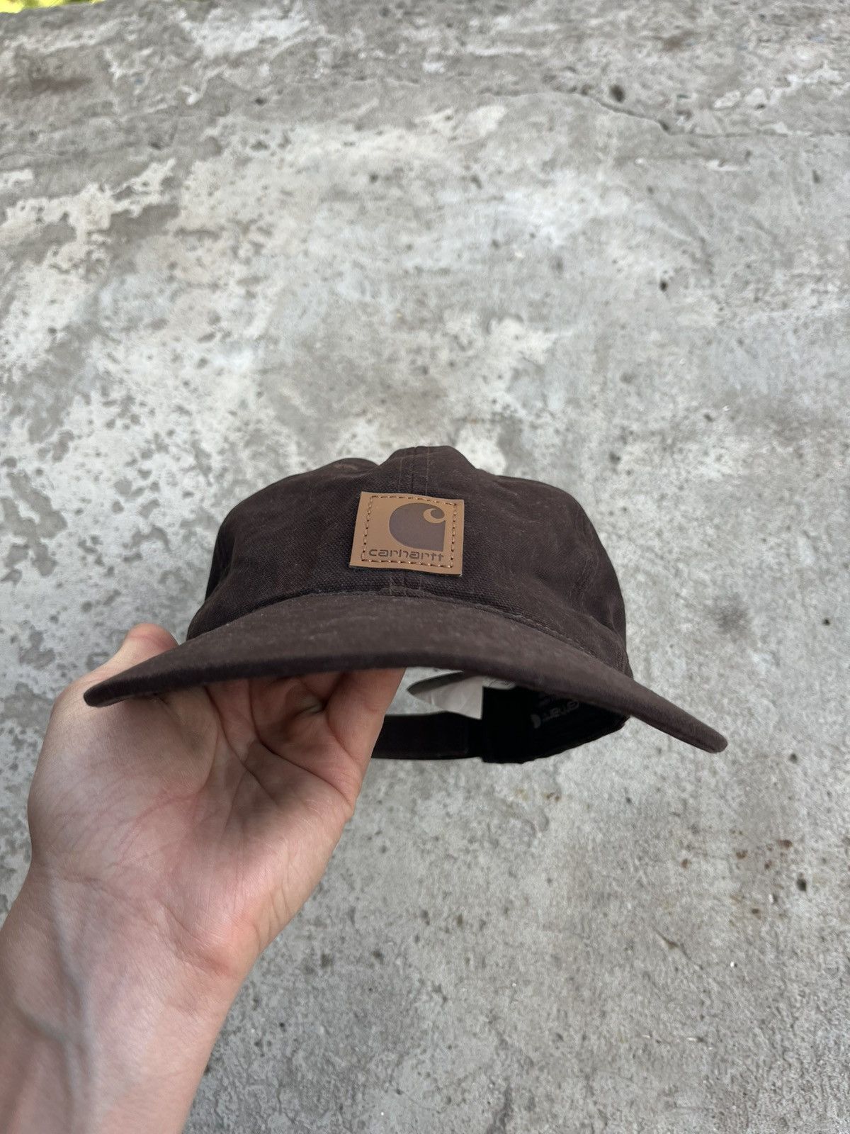 Carhartt Vintage Carhartt Brown Five Panel Streetwear Cap Hat Y2K Size ONE SIZE - 2 Thumbnail
