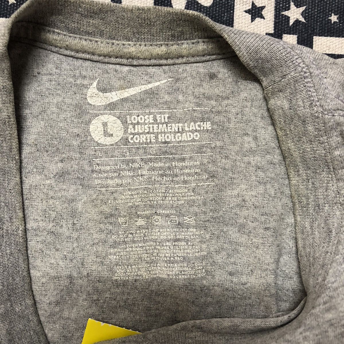 Nike × Vintage Nike Indiana Bulls Grey T-Shirt #A545 Size US L / EU 52-54 / 3 - 13 Thumbnail