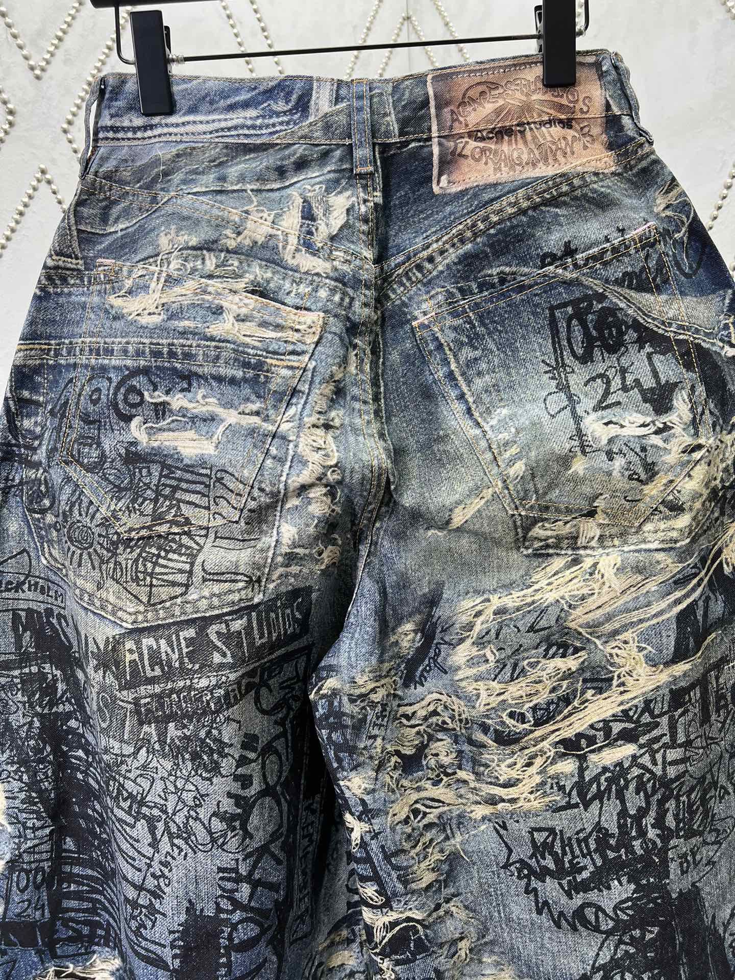 Dolce & Gabbana × Vintage Dolce&Gabbana Low Rise Y2K Dirty Distressed Vintage Jeans Size US 36 / EU 52 - 8 Thumbnail