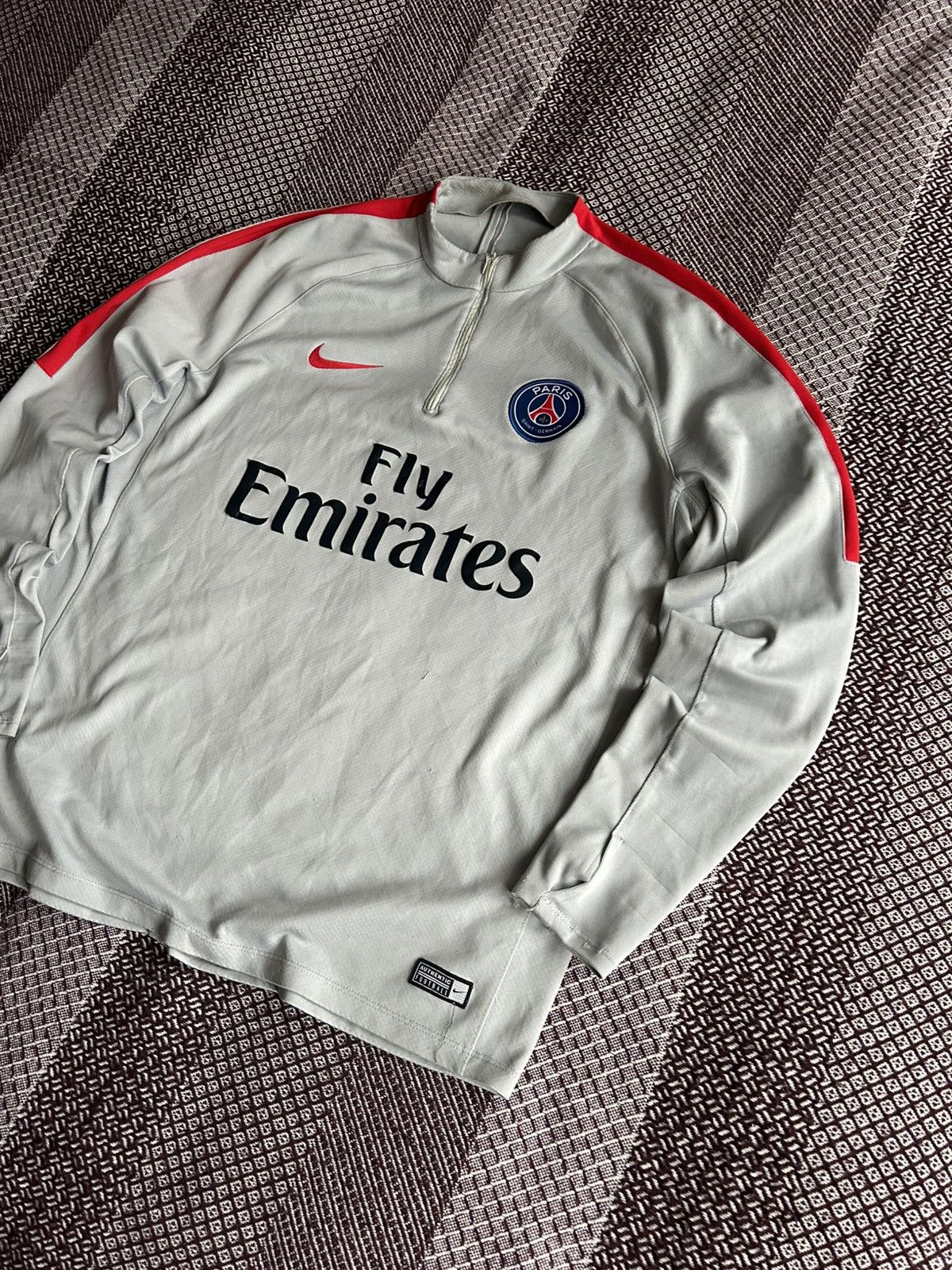 Nike Nike PSG Football Training Jersey Long Sleeve T-shirt Sz XL Size US XL / EU 56 / 4 - 2 Thumbnail