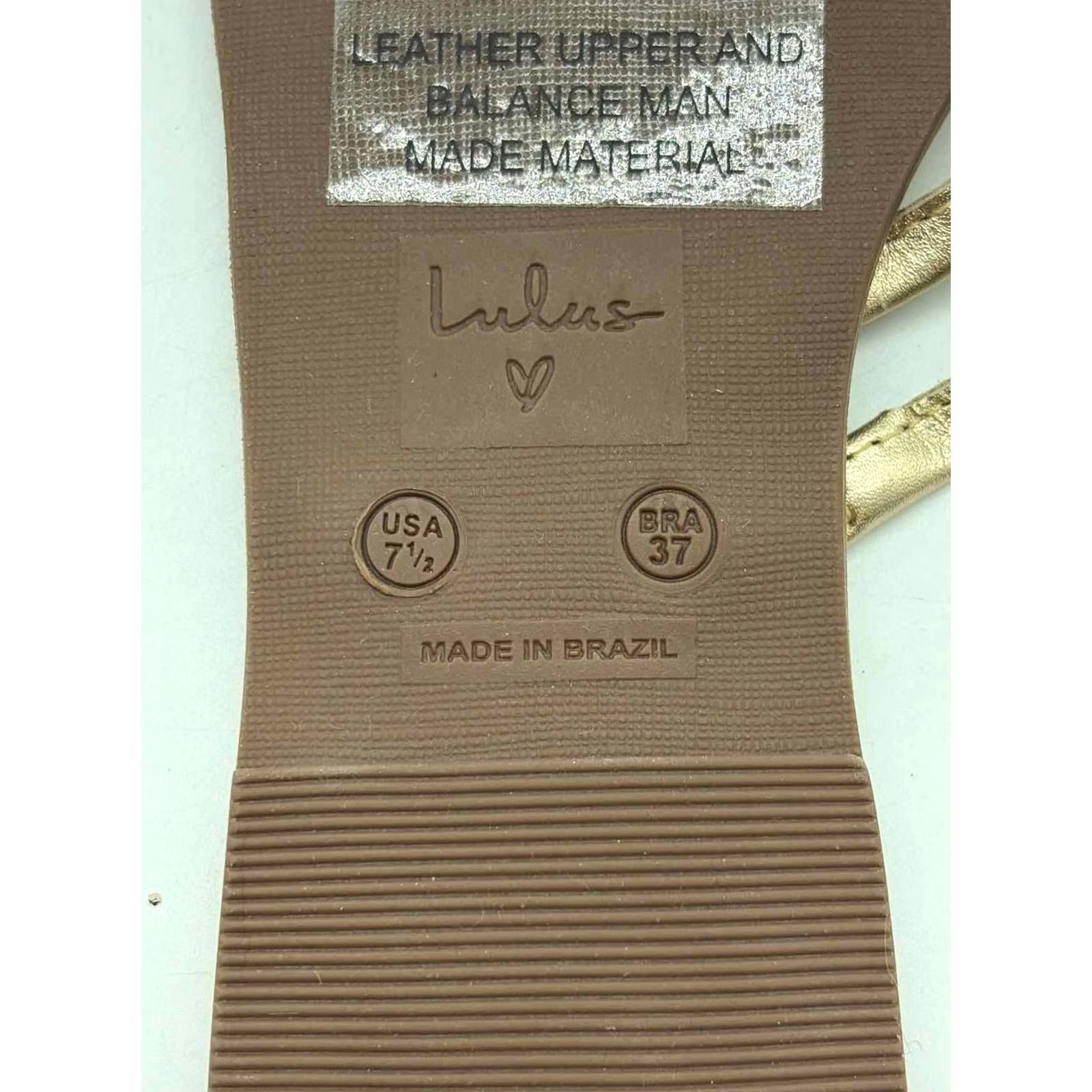 Lulus Lulus Gold Thong Sandals Size 7.5 Size US 8 / IT 38 - 7 Thumbnail