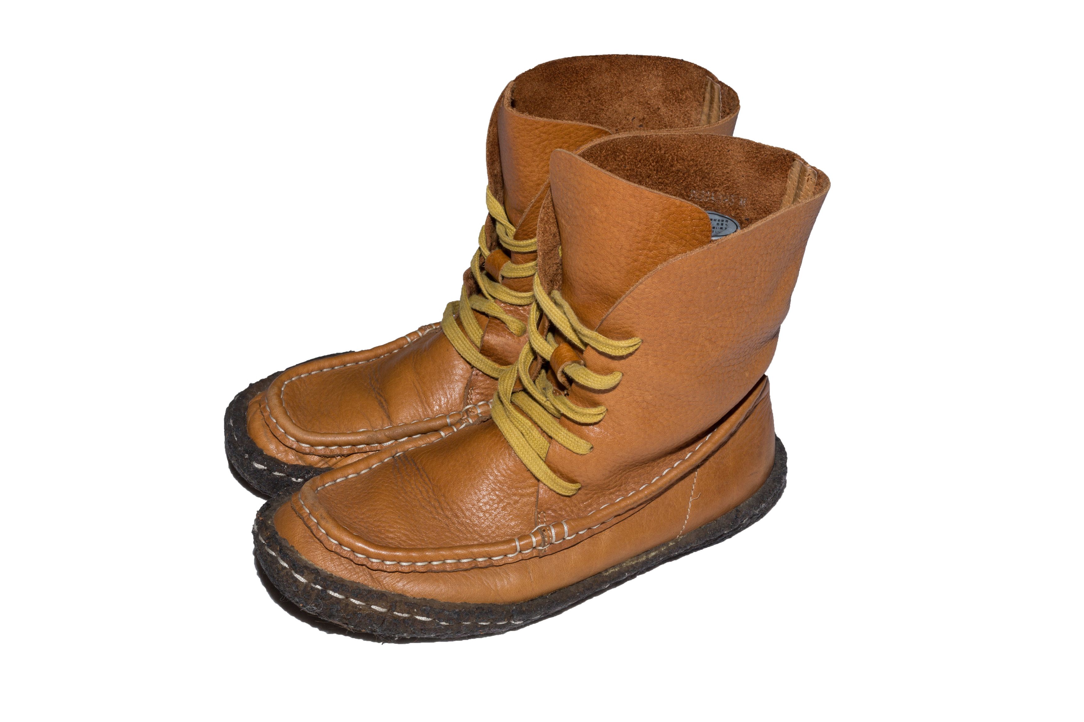 Issey Miyake LACE UP 5 HOLE MOCCASIN BOOTS Size US 6.5 / IT 36.5 - 2 Thumbnail