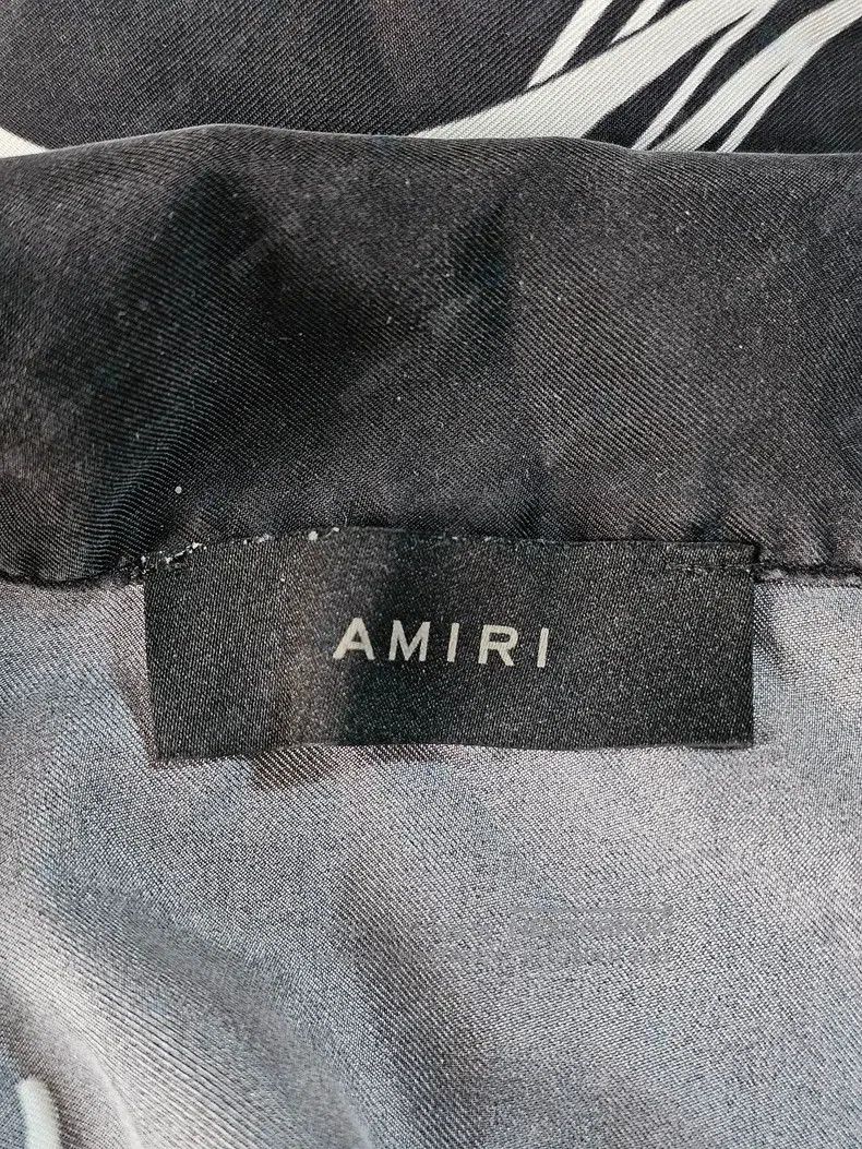 Amiri Amiri 100% mulberry silk short-sleeve shirt Size US XL / EU 56 / 4 - 4 Thumbnail