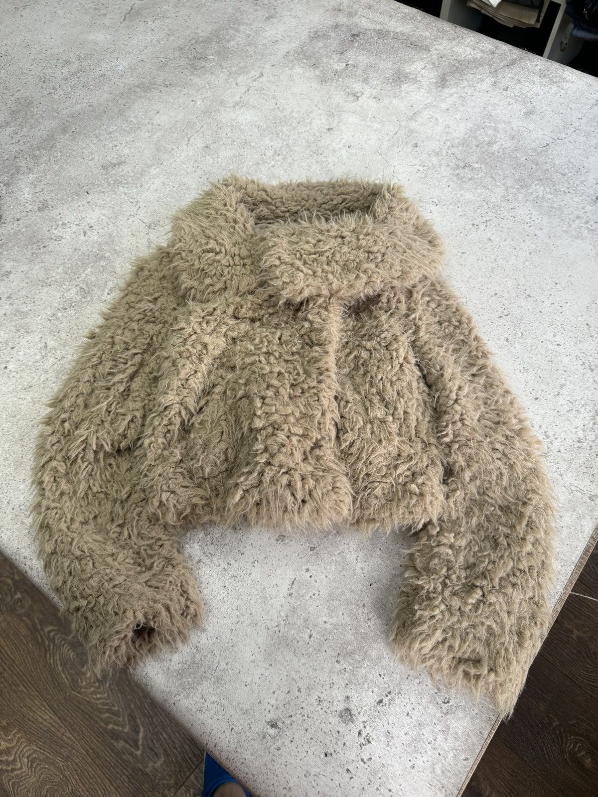 Japanese Brand Vintage Fur Long Neck Rick Owens Style Jacket Size US S / EU 44-46 / 1 - 5 Thumbnail